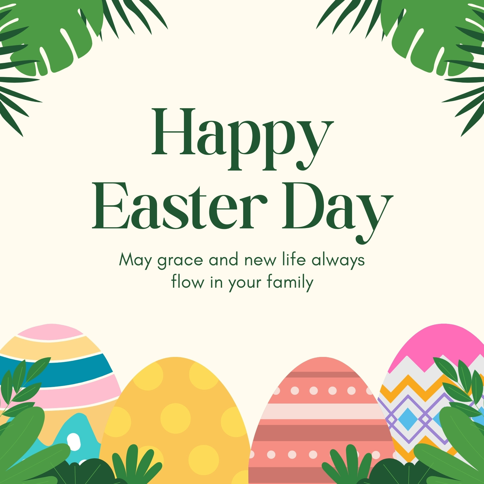 Happy Easter sale with eggs and chicks Online Instagram Ad Template -  VistaCreate