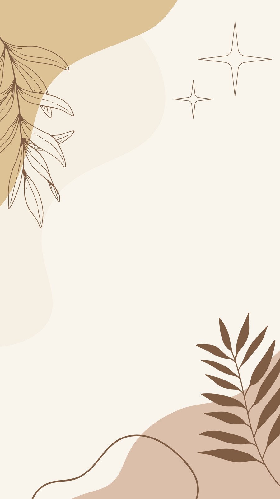 Free and customizable beige wallpaper templates