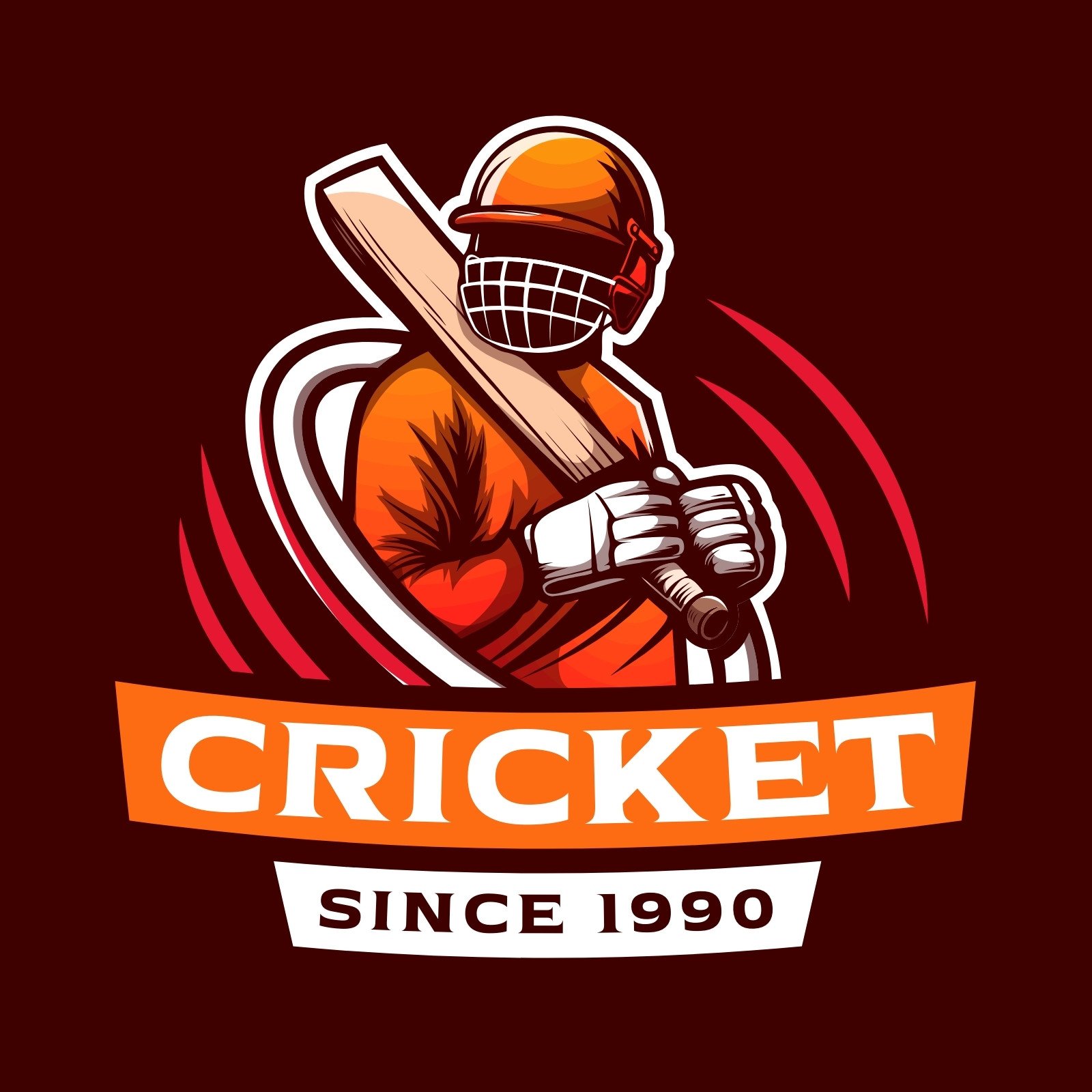 Cricket Logo. Sport Badge, Emblem Team Tournament Template, Vector Stock  Vector - Illustration of label, background: 238017448