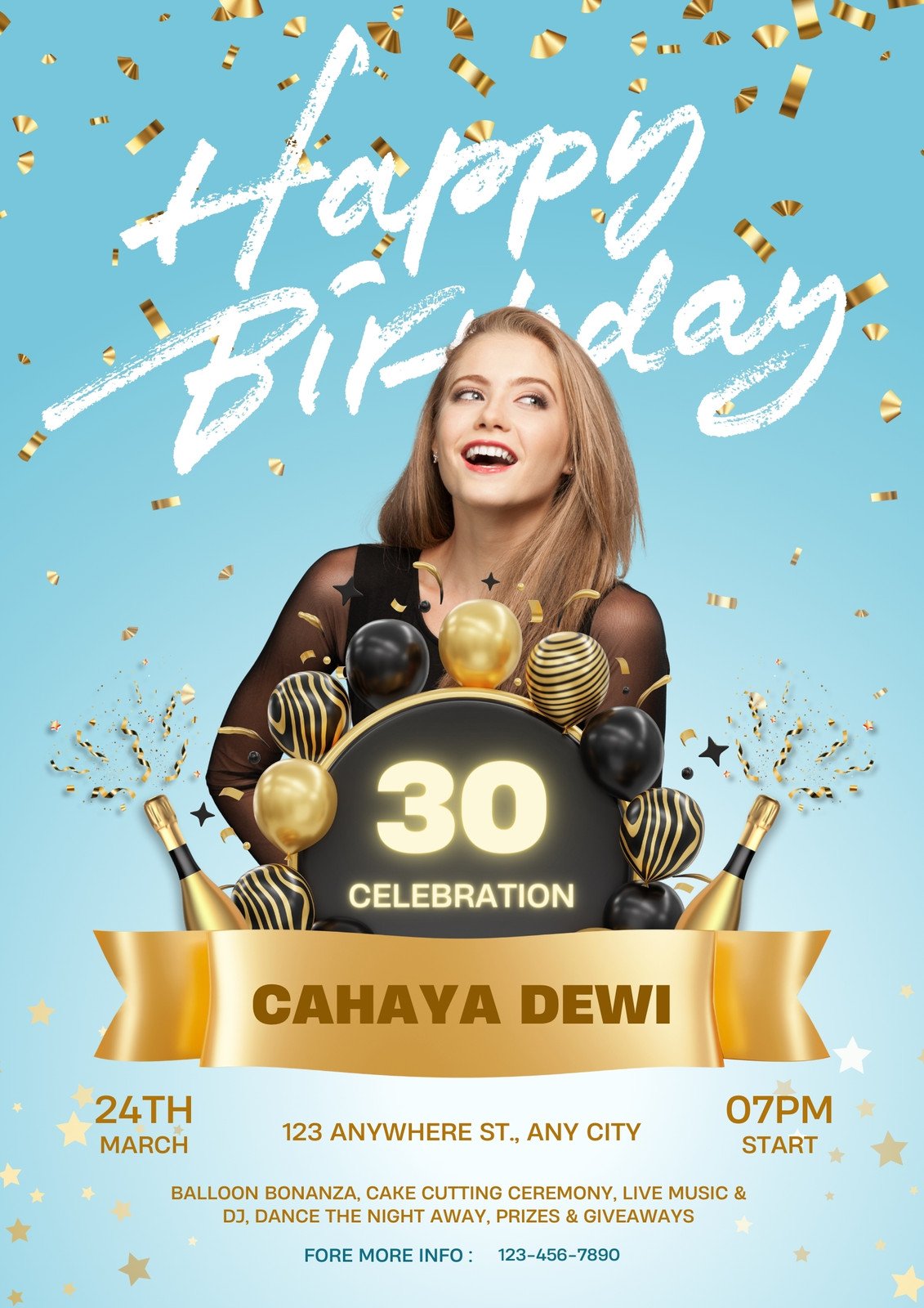 Birthday Sales Design  Flyer design inspiration, Graphic design