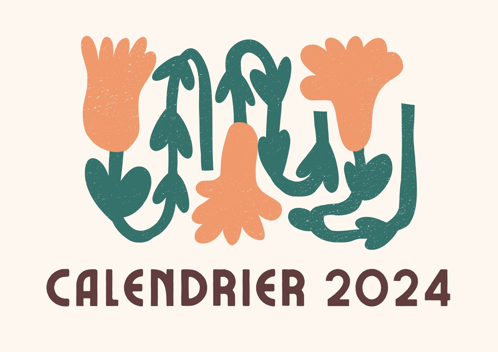 Calendrier mural Fruits et légumes de saison. Edition 2024