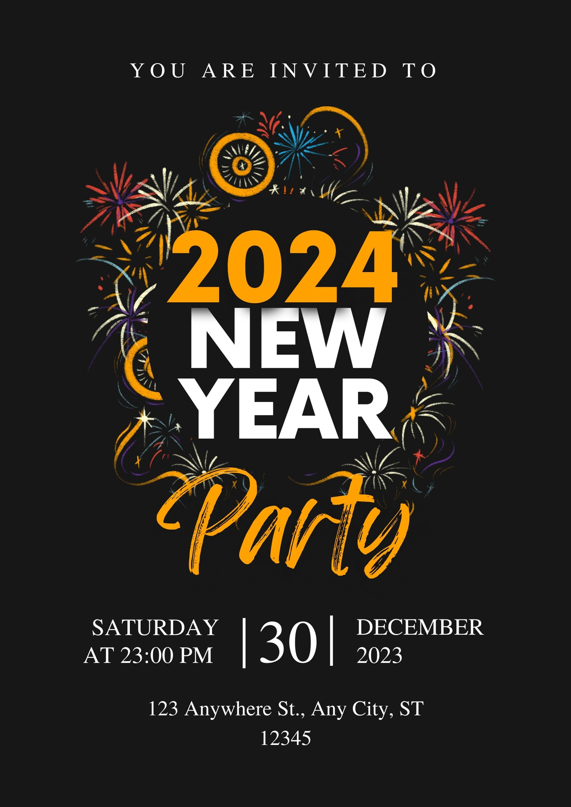 New Years Eve Event Flyers & Posters - Start Creating NYE Promotions with  Easil
