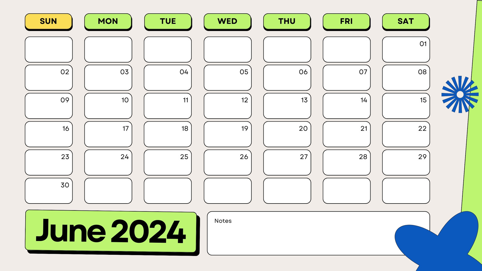 Free and customizable calendar templates