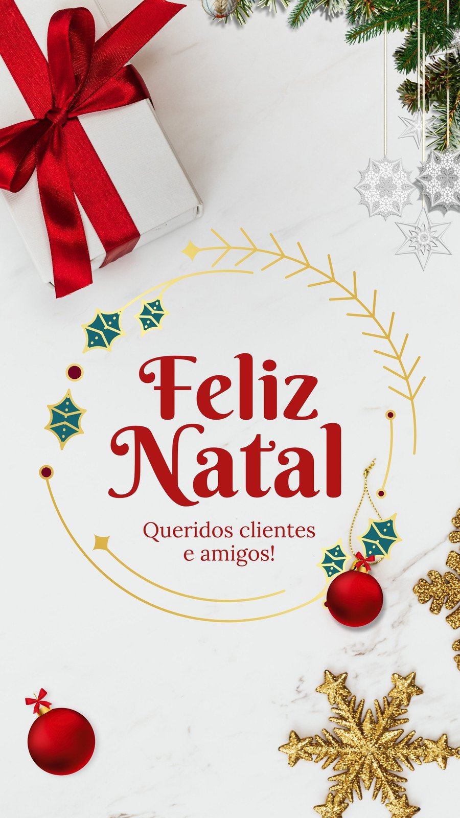 Modelos gratuitos e personalizáveis de Natal - Canva