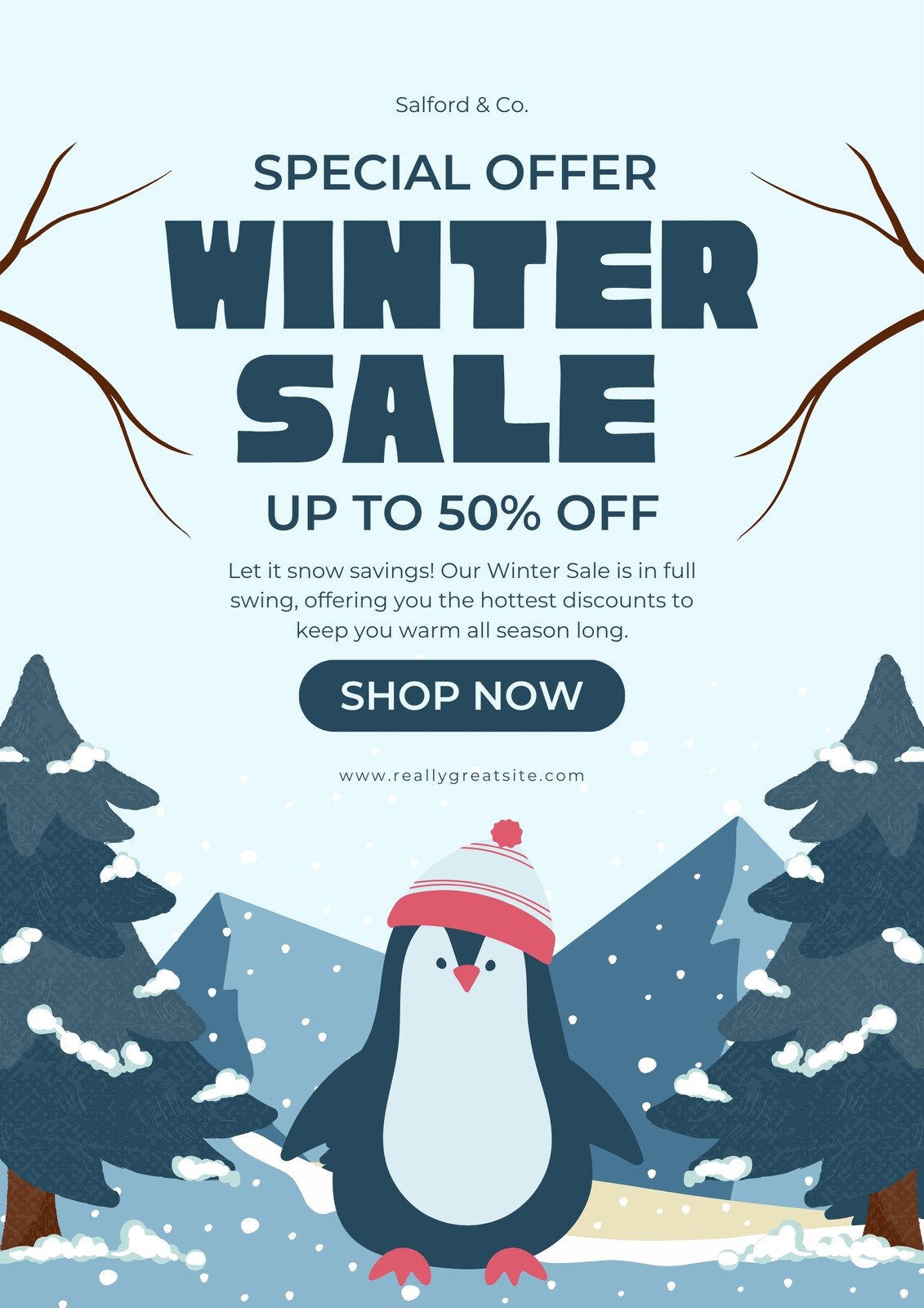 Winter Sale Poster