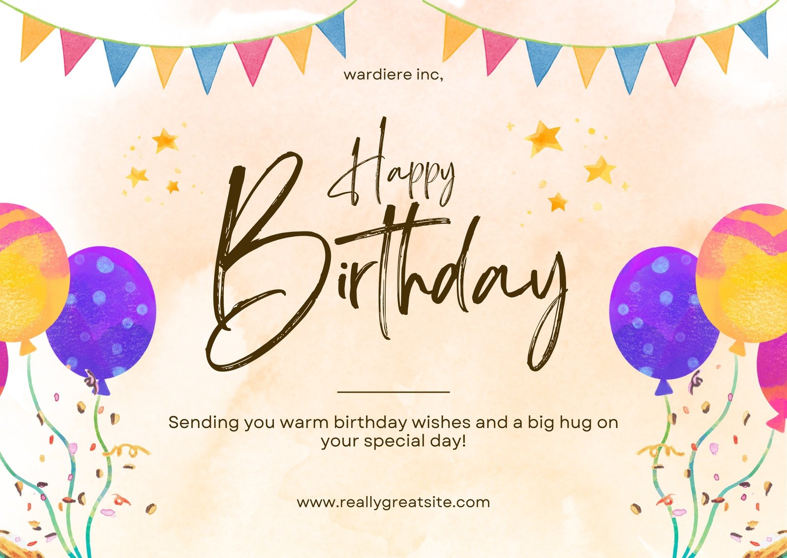 Page 5 - Free and customizable birthday templates