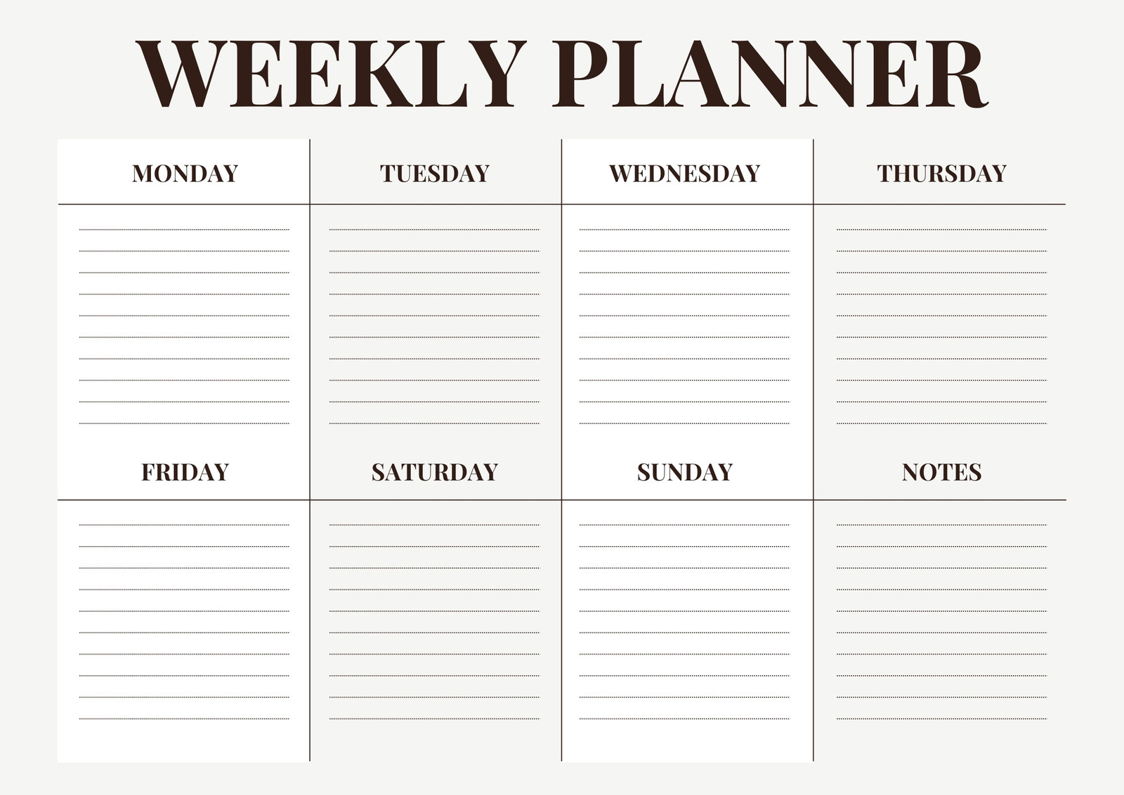 Cute Weekly Kitty Planner -   Daily planner template, Study planner,  Study planner printable