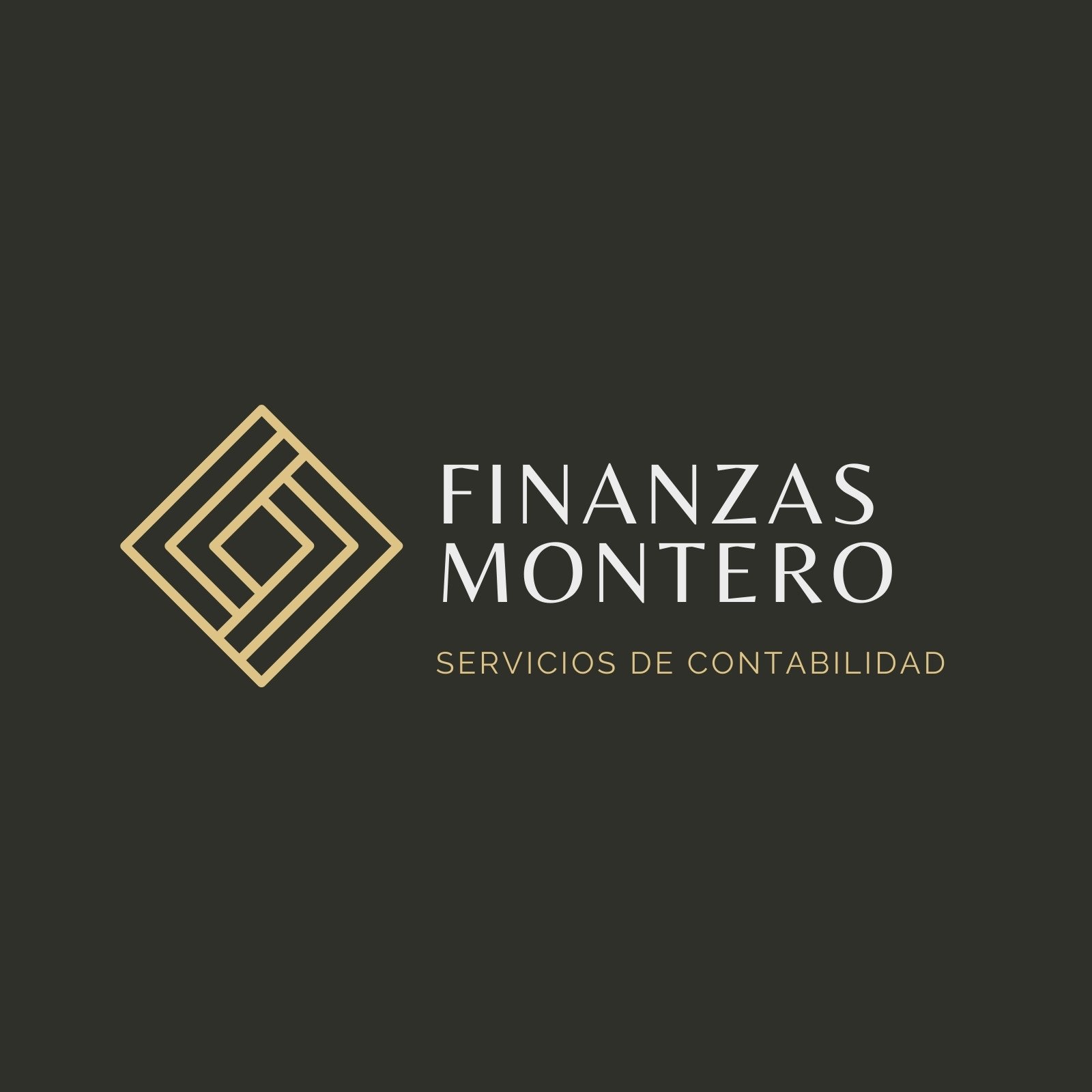 Gris Carbón y Dorado Elegante Minimalista Logotipo Financiero