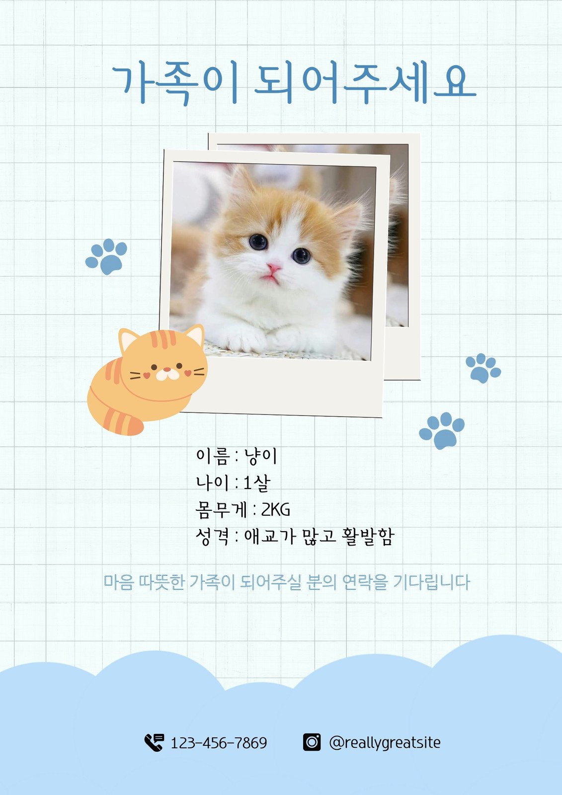 고양이 인쇄 배경