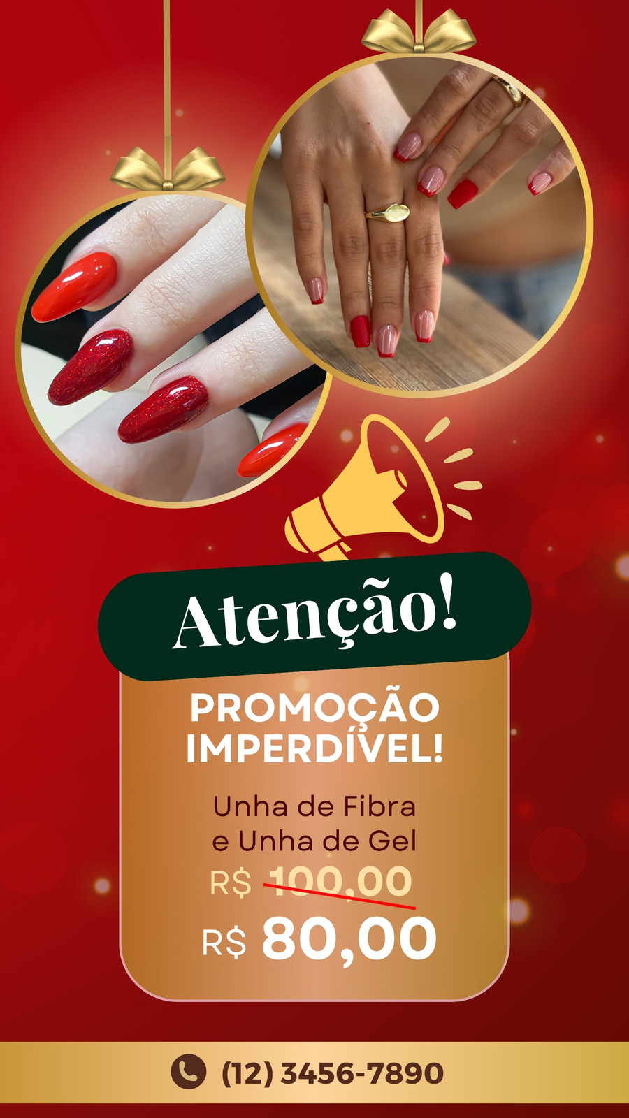 Modelos gratuitos e personalizáveis de Natal - Canva