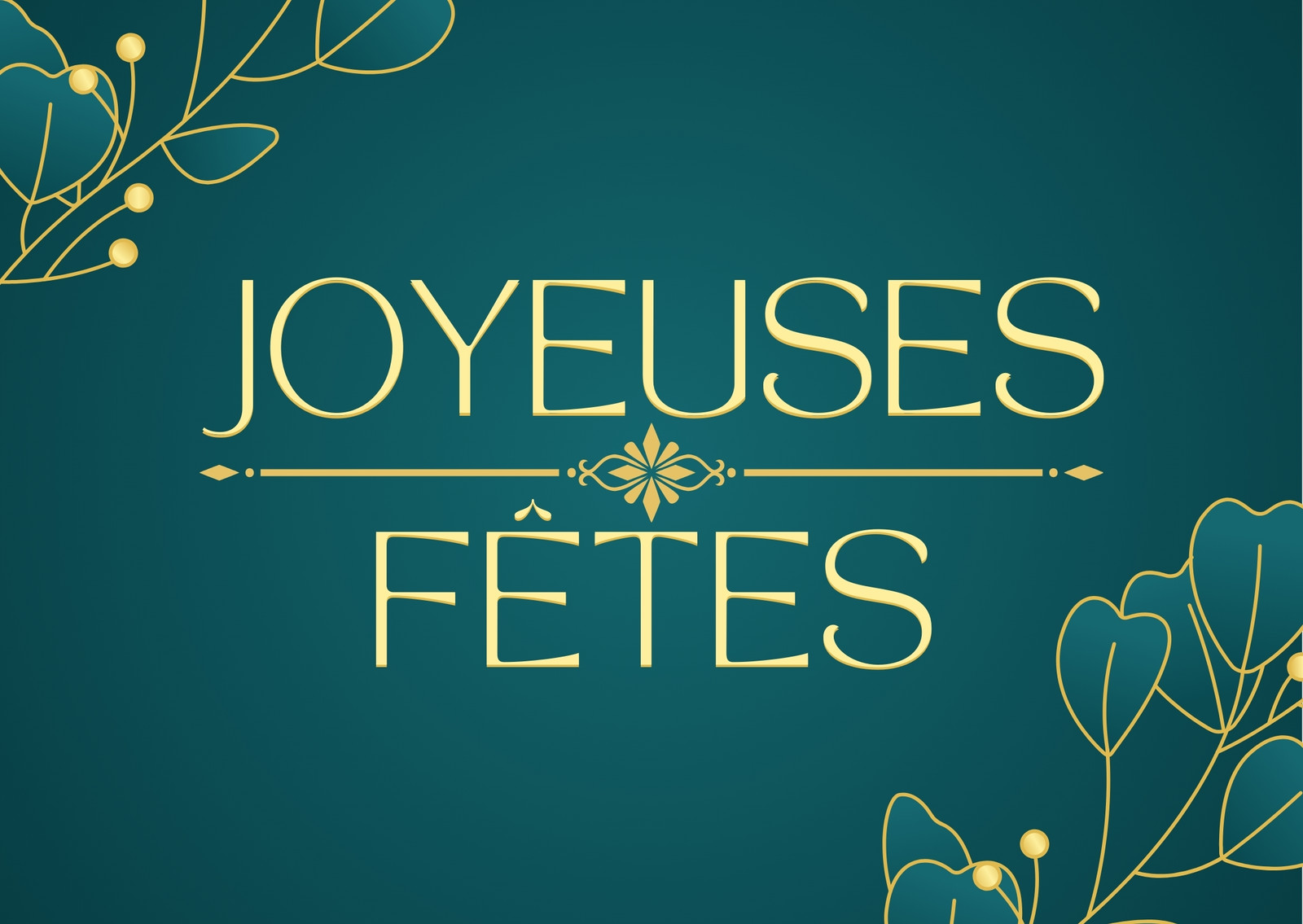 201 - Joyeuses Fêtes - carte virtuelle Joyeux Noël Bonne Année