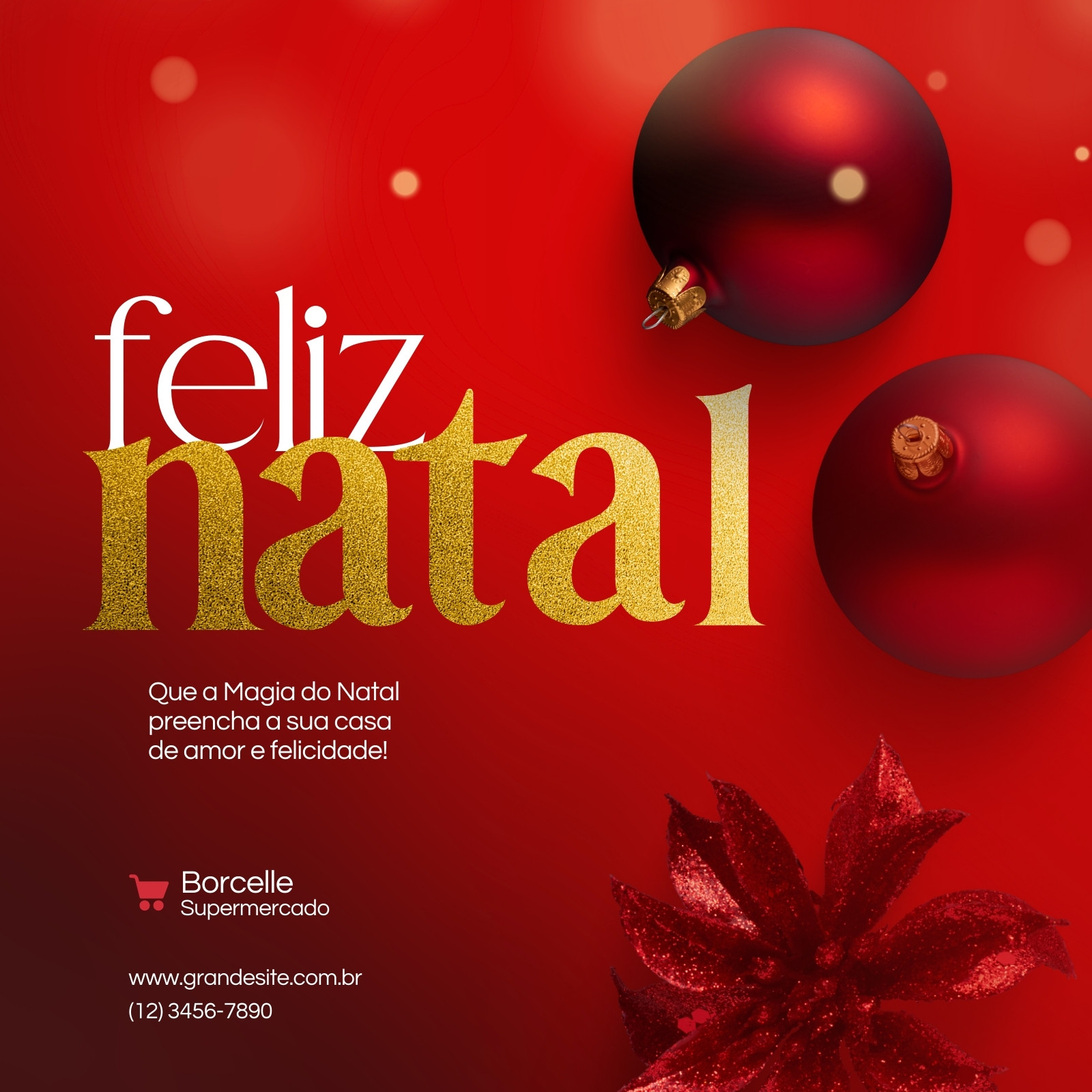 Modelos gratuitos e personalizáveis de Natal - Canva