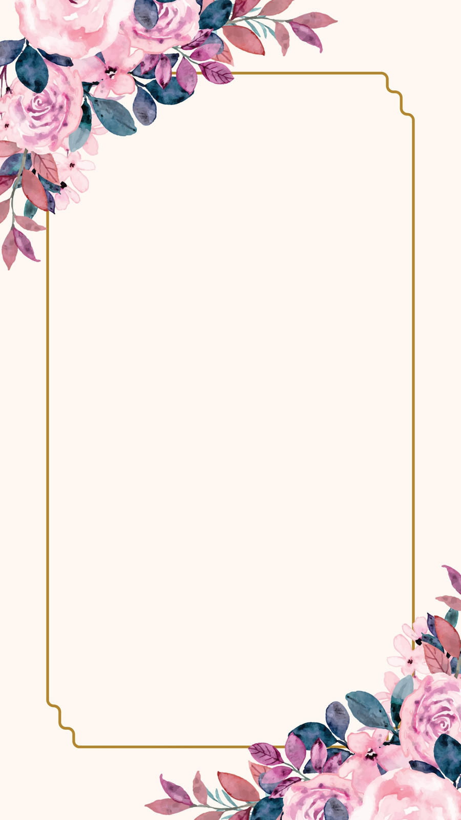 Free and customizable floral templates
