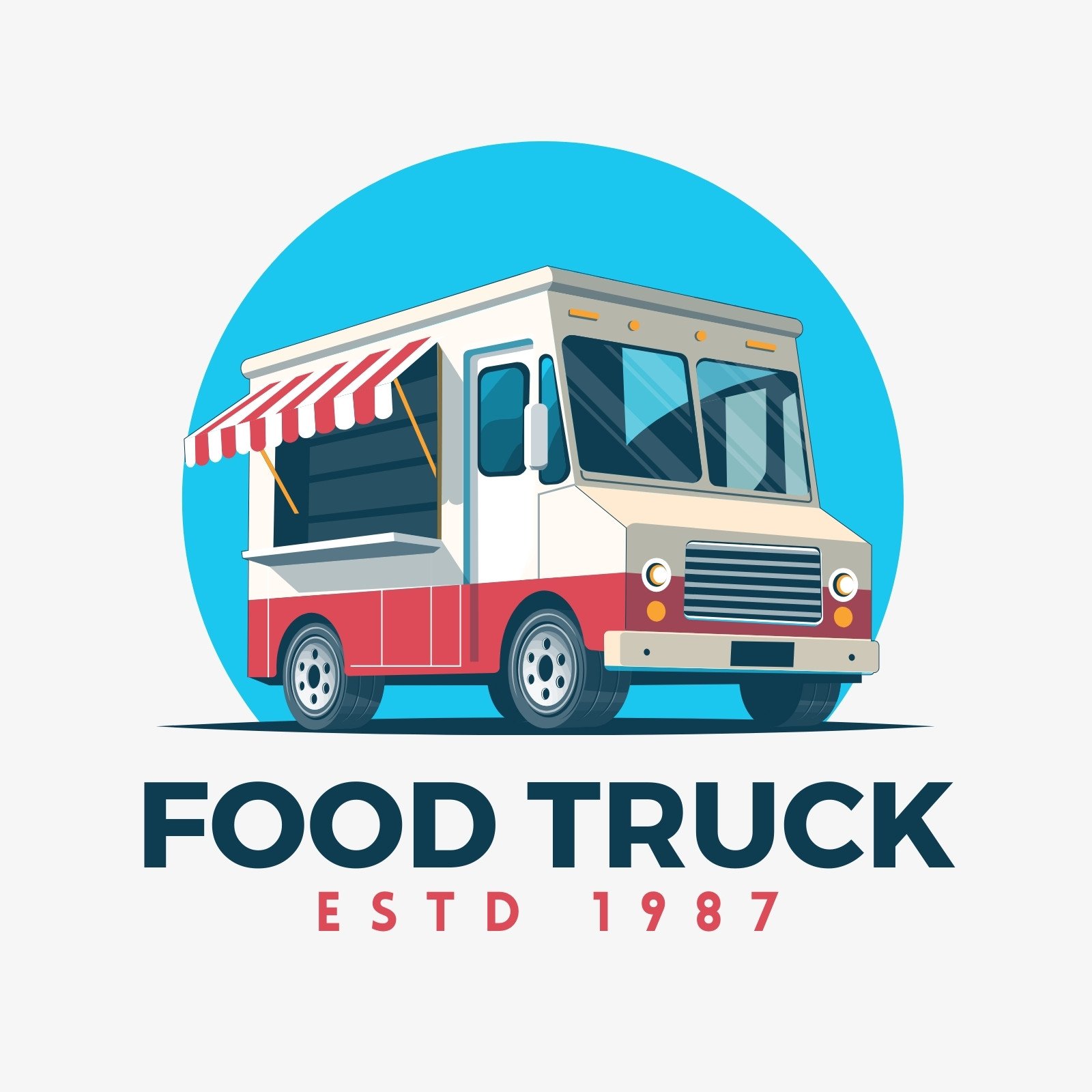 Linear Food Truck Style Logo Vector Icon Graphic by SD22 · Creative Fabrica