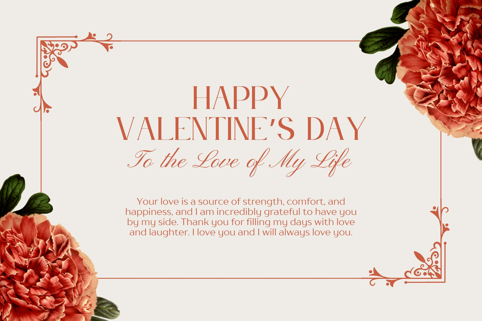 Free custom printable Valentine's Day card templates
