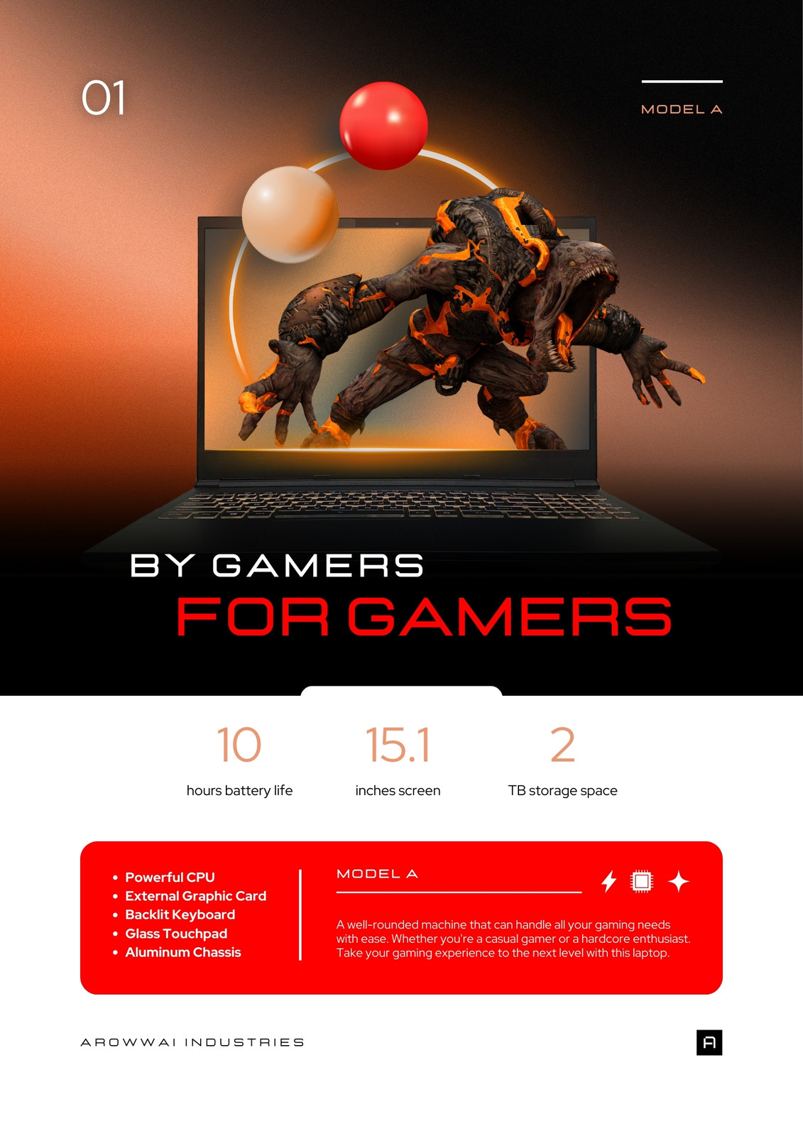 Page 2 - Free printable, editable gaming poster templates