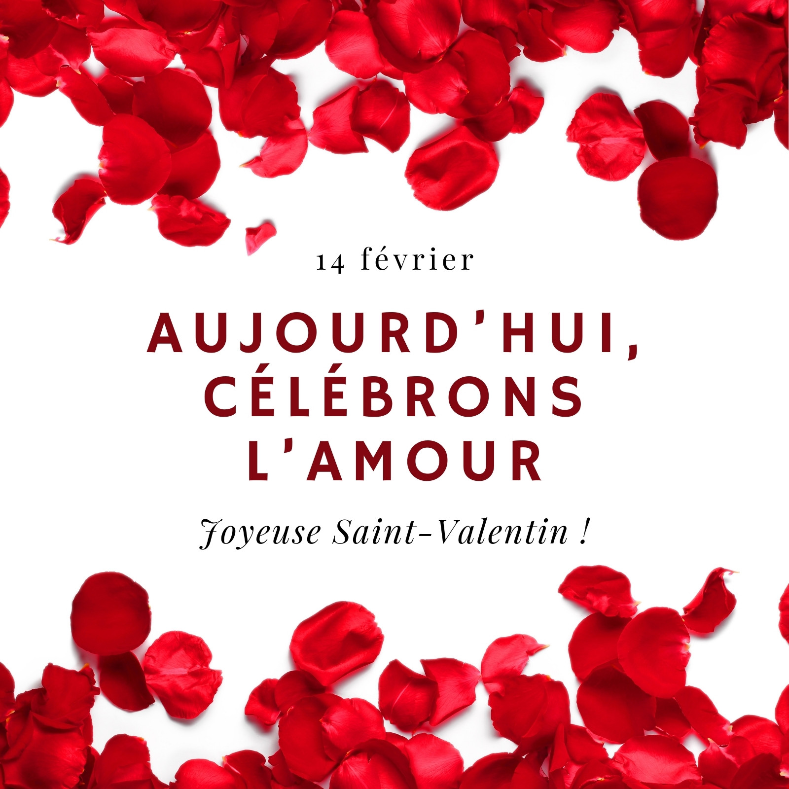 saint valentin : modèles gratuits à personnaliser - Canva