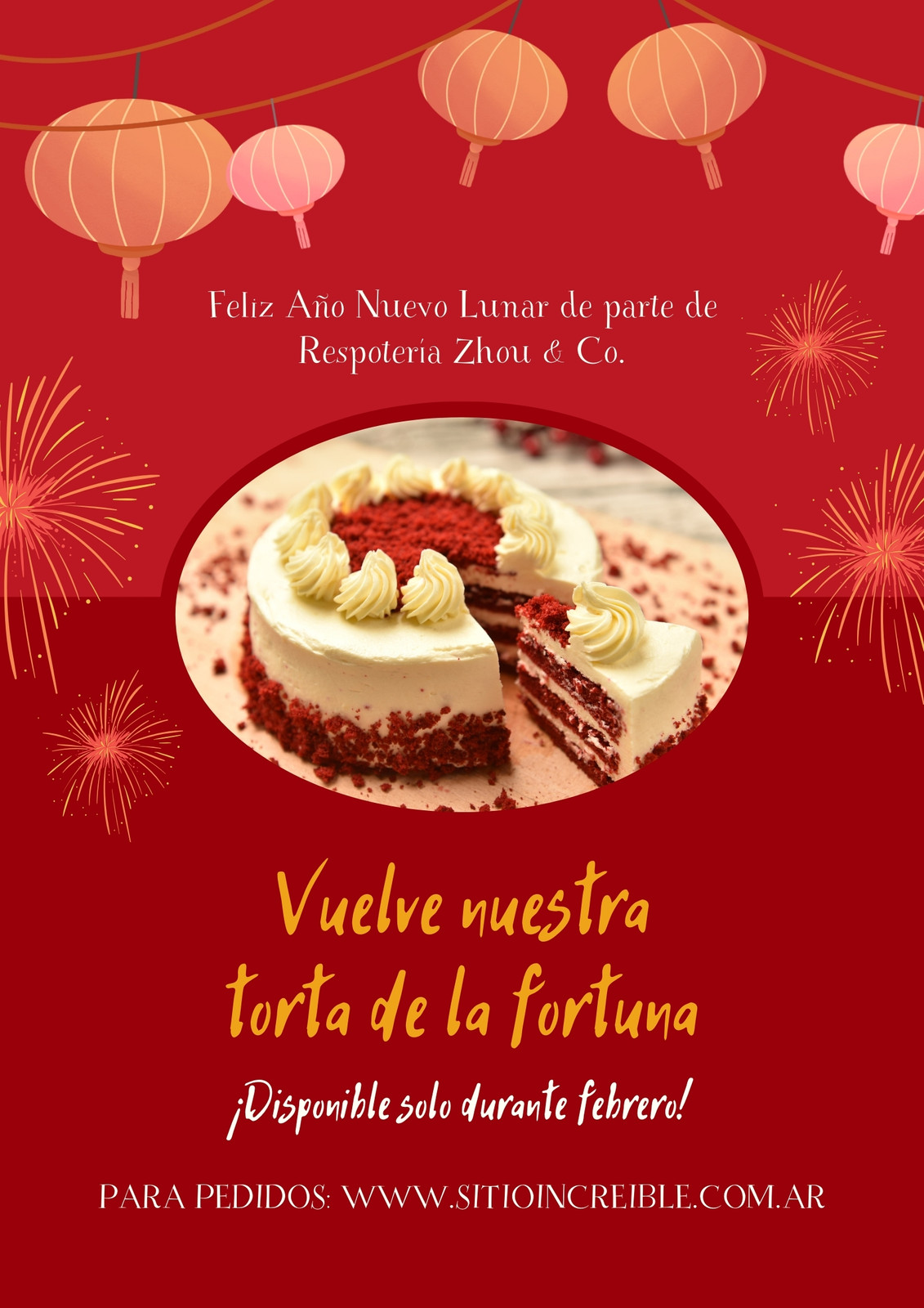Dessert flyer design with macarons cake tart Vector Image