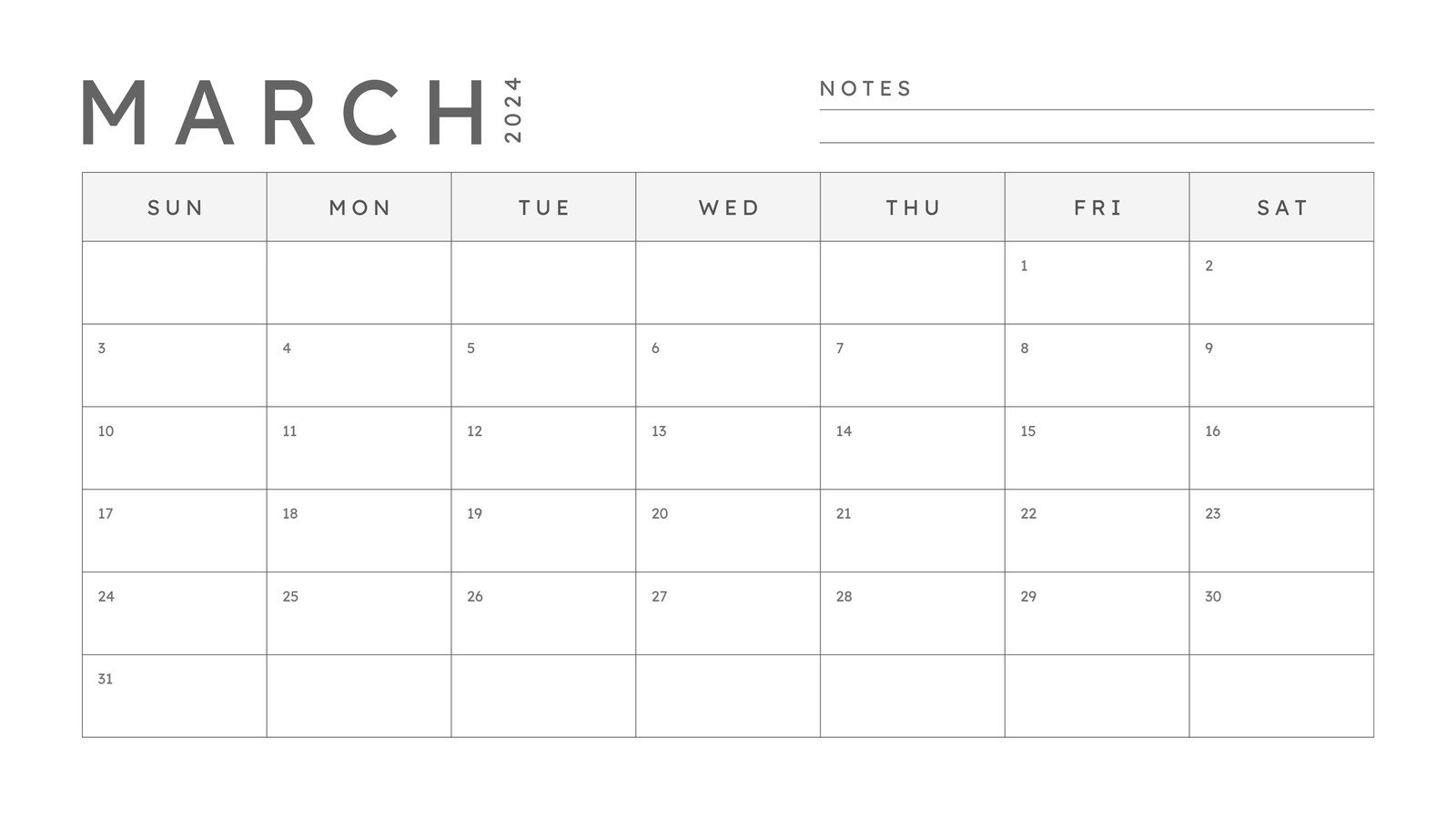 Page 3 - Free, printable, customizable monthly calendar templates