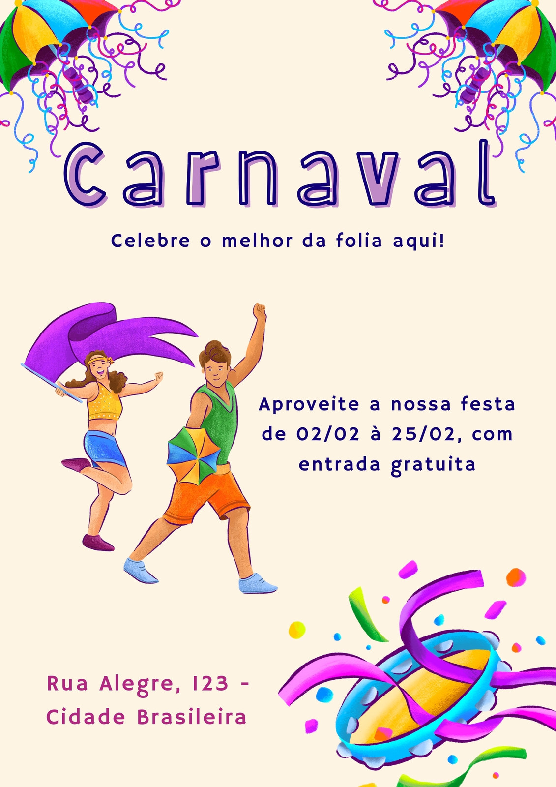 Eu vou fazer um flyer pra sua empresa ou evento