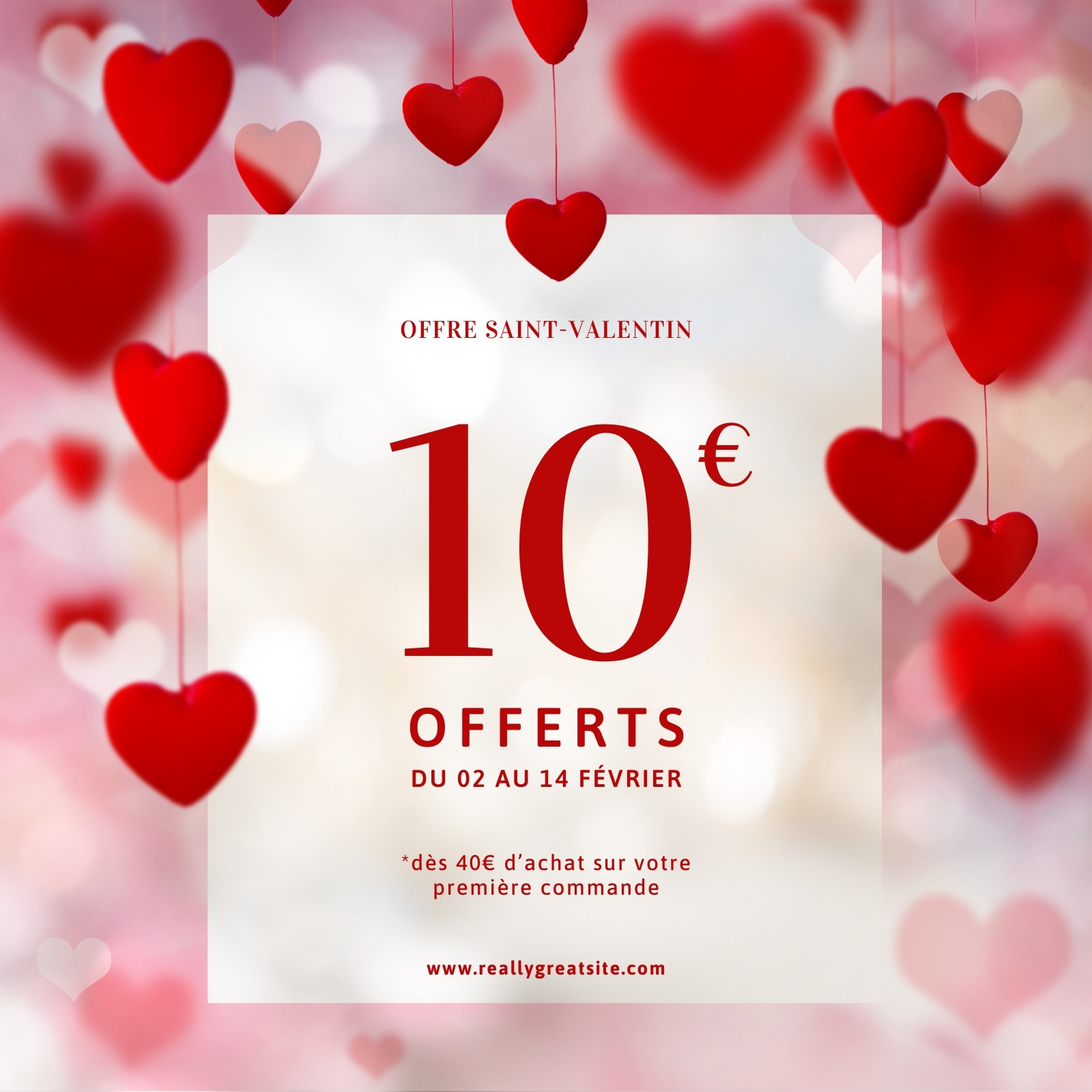 saint valentin : modèles gratuits à personnaliser - Canva