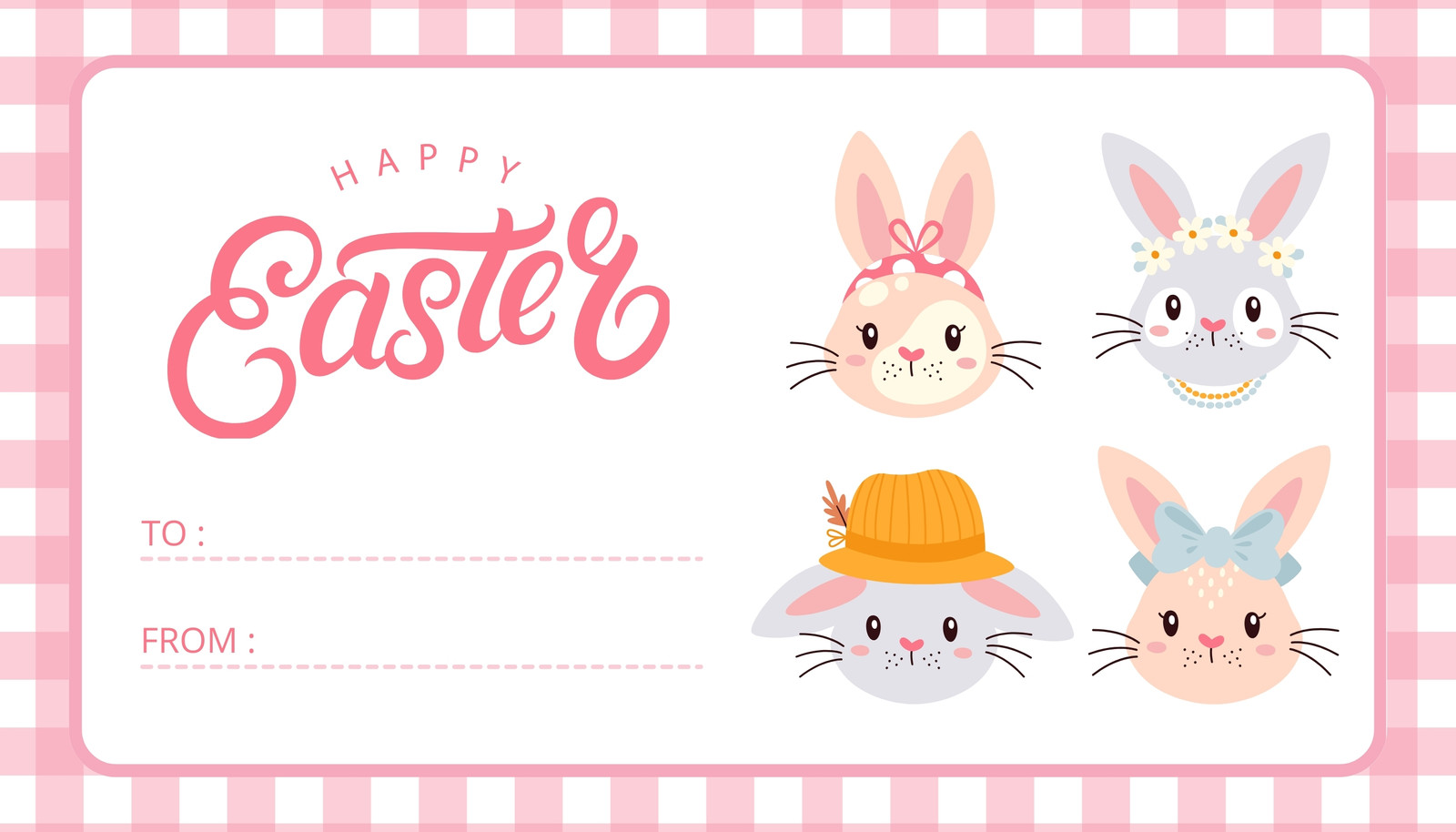 Free and customizable easter templates