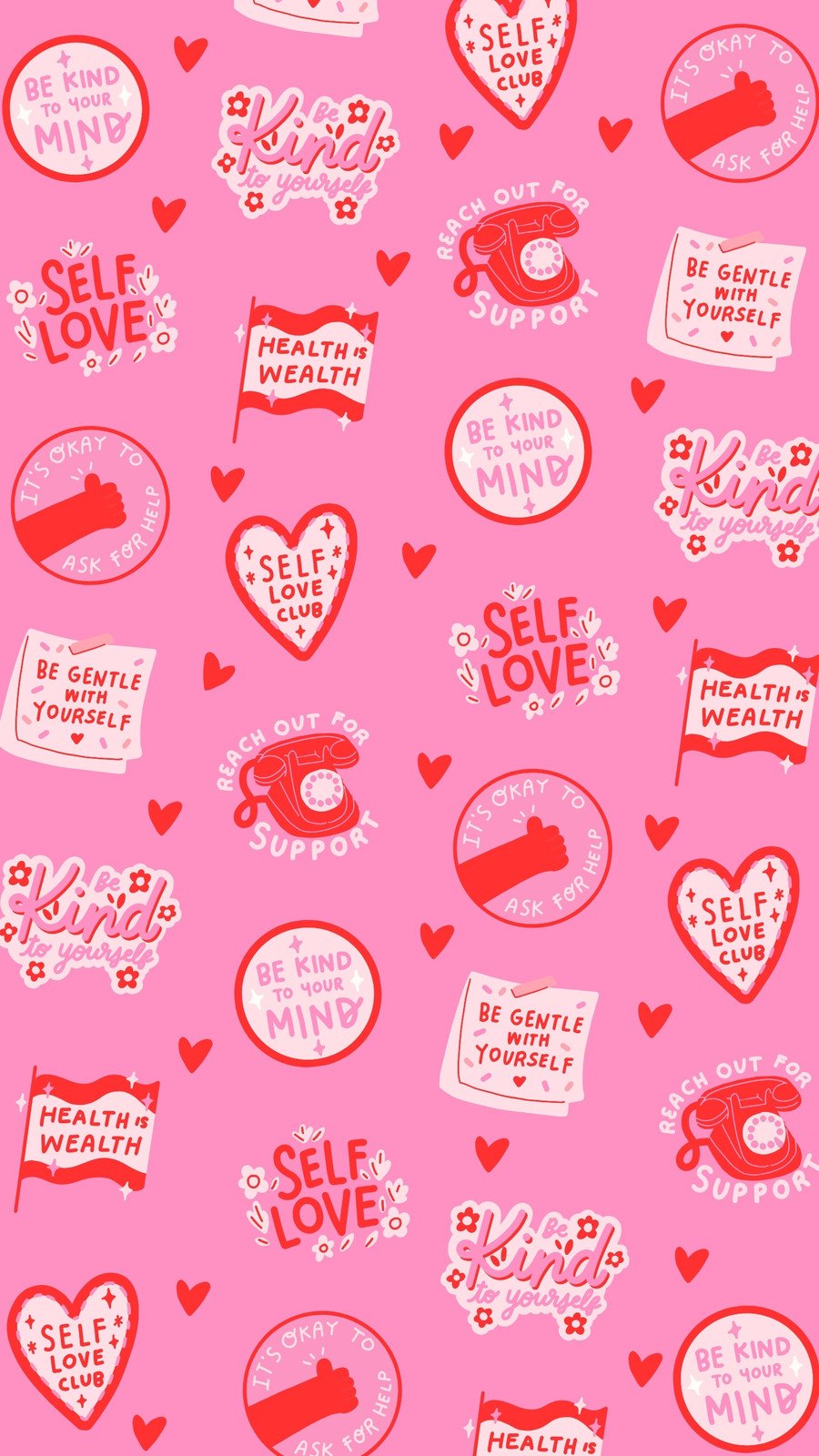 Free and customizable valentine wallpaper templates