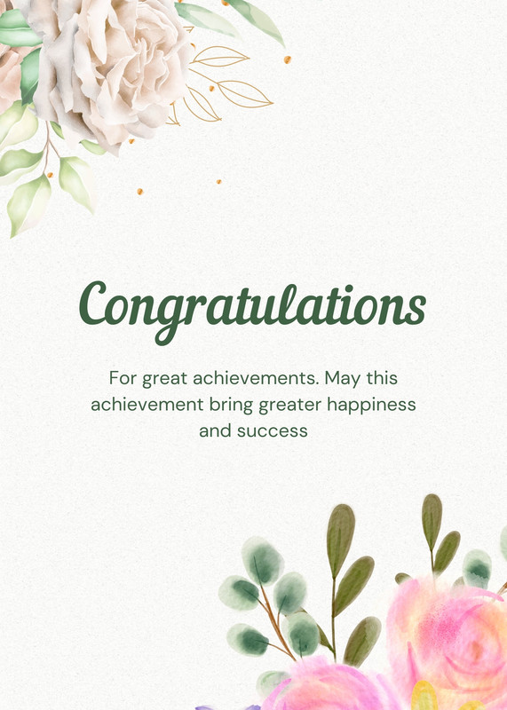 Page 5 - Free and customizable congratulations templates