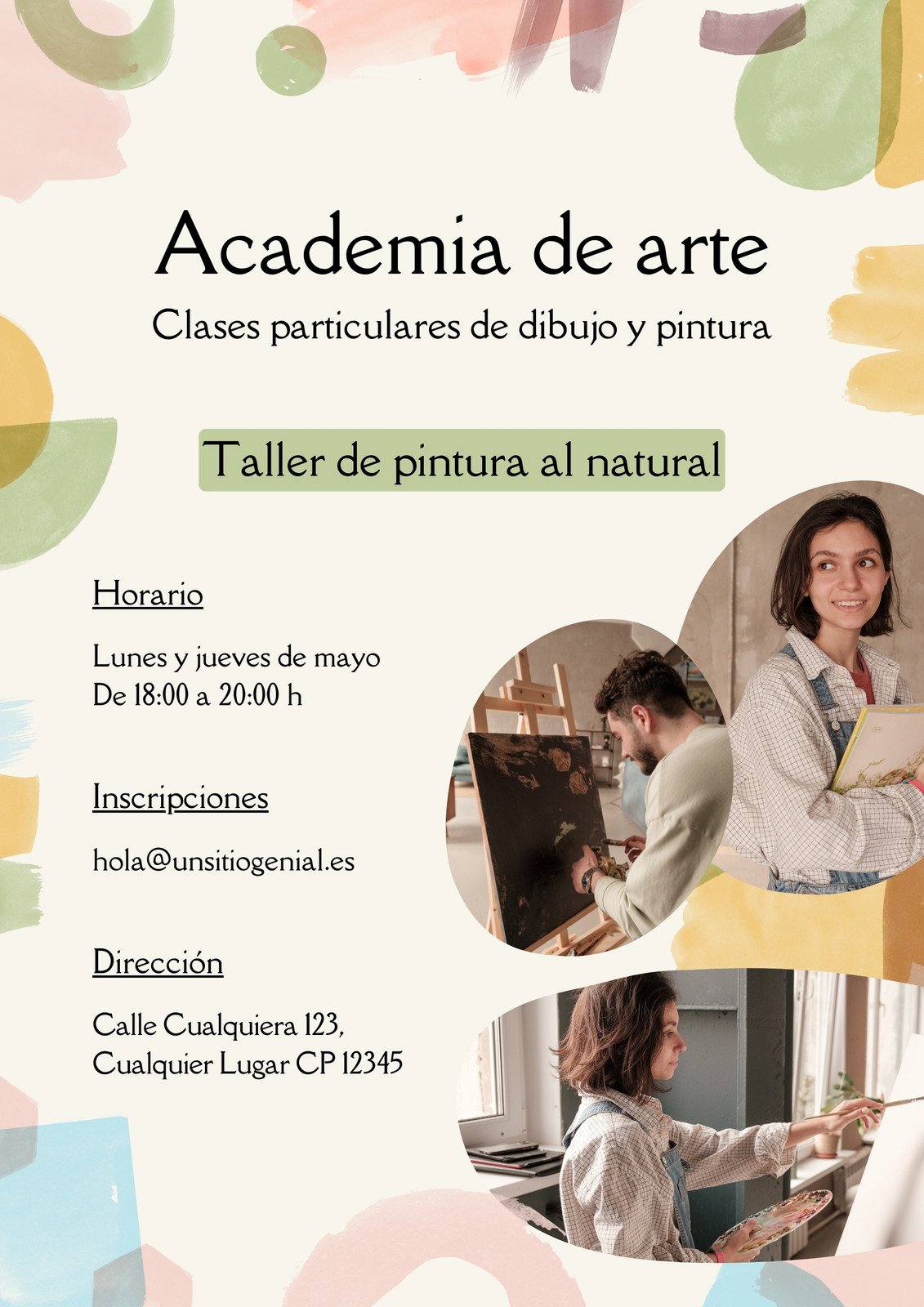 Clases de Defensa Personal: crea flyers con plantillas online