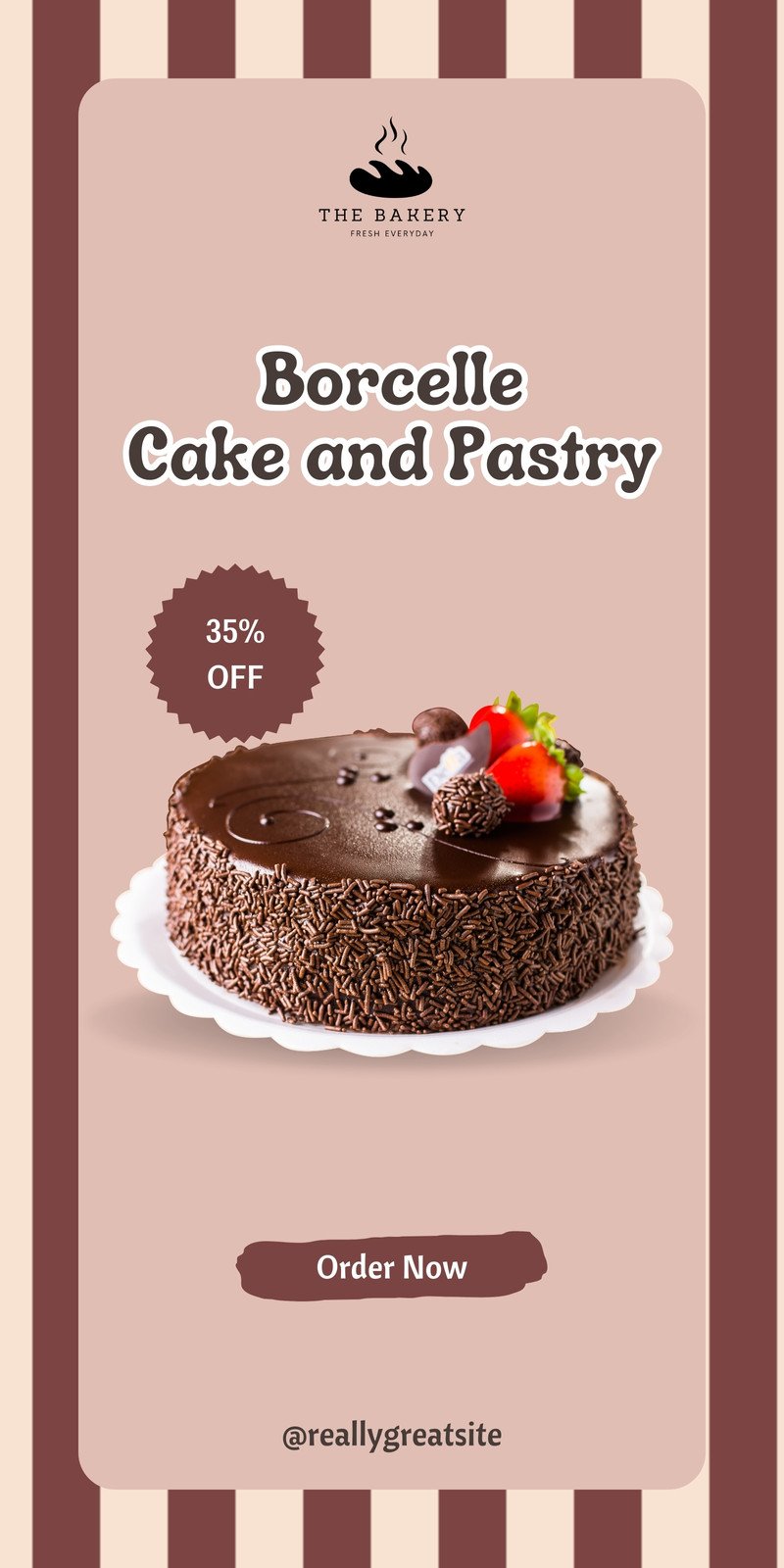 Chocolate Birthday Cake with Happy Birthday Banner Stock Image - Image of  birthday, homemade: 186560599