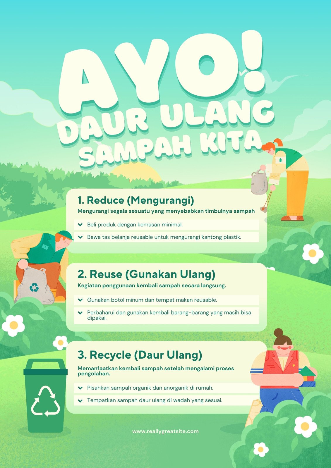 Gratis Contoh Poster Informasi Keren - Canva