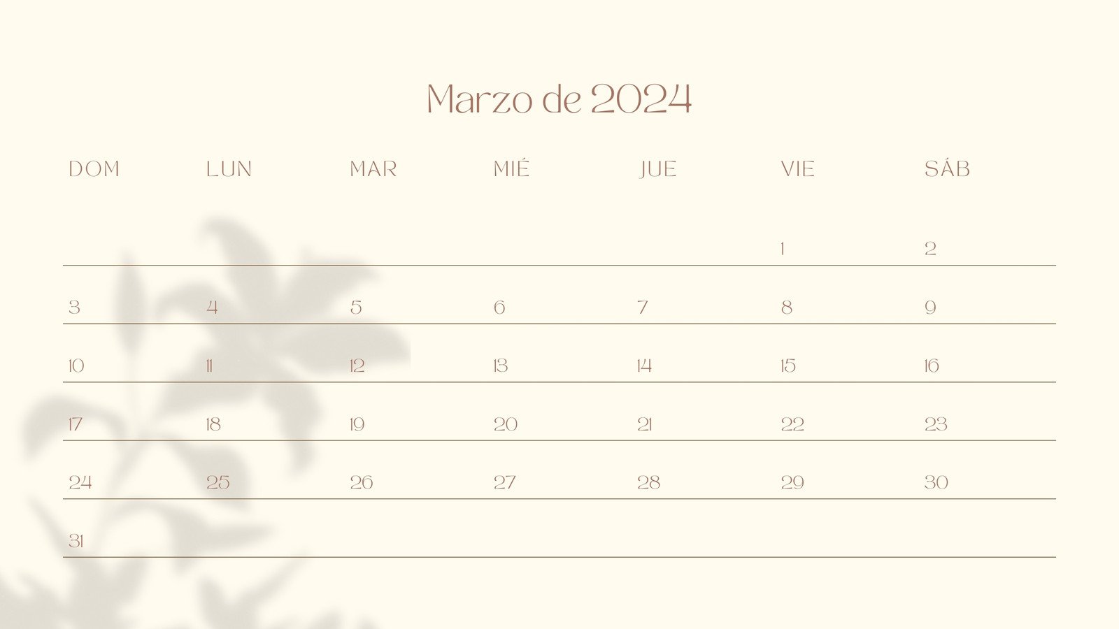 📆 Calendario 2024 - Lu  Plantillas Gratis - Canva