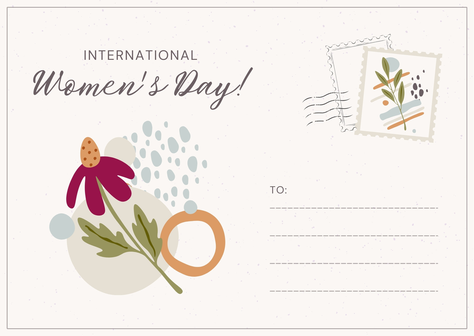 Page 18 - Free and customizable international womens day templates