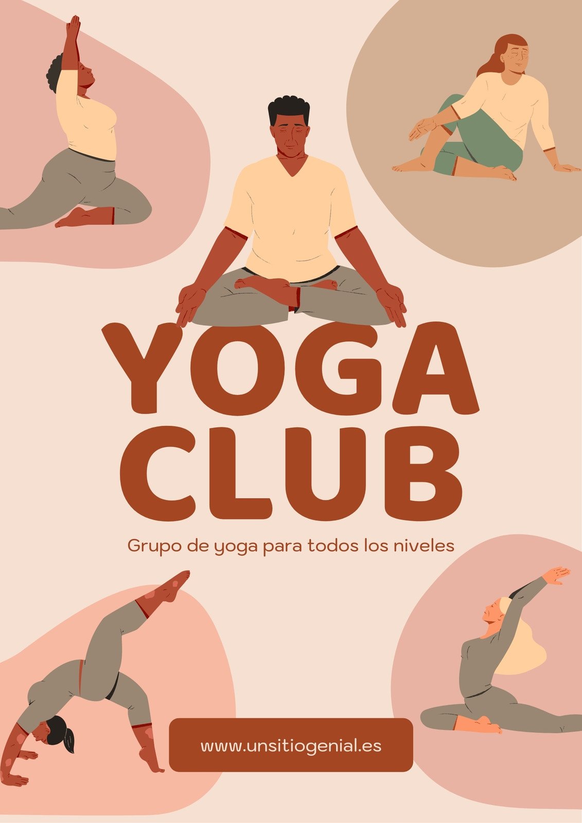 Page 4 - Free editable printable yoga poster templates