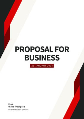 Free, printable, editable proposal templates for work or school | Canva