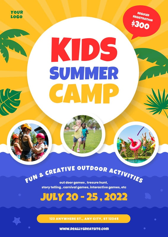 Customize 186+ Summer Camp Flyers Templates Online Canva