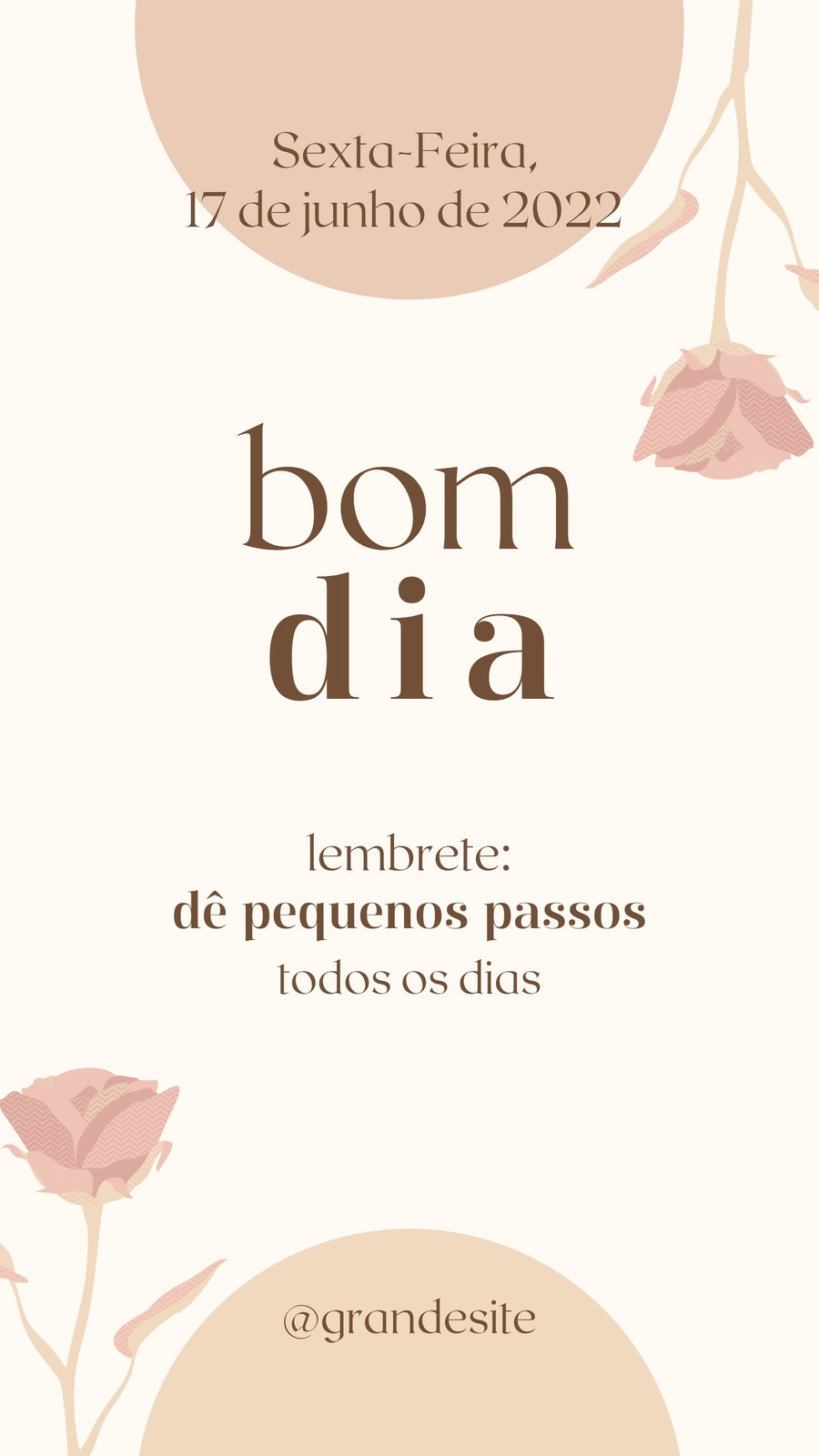 É um bom dia para ter um bom dia