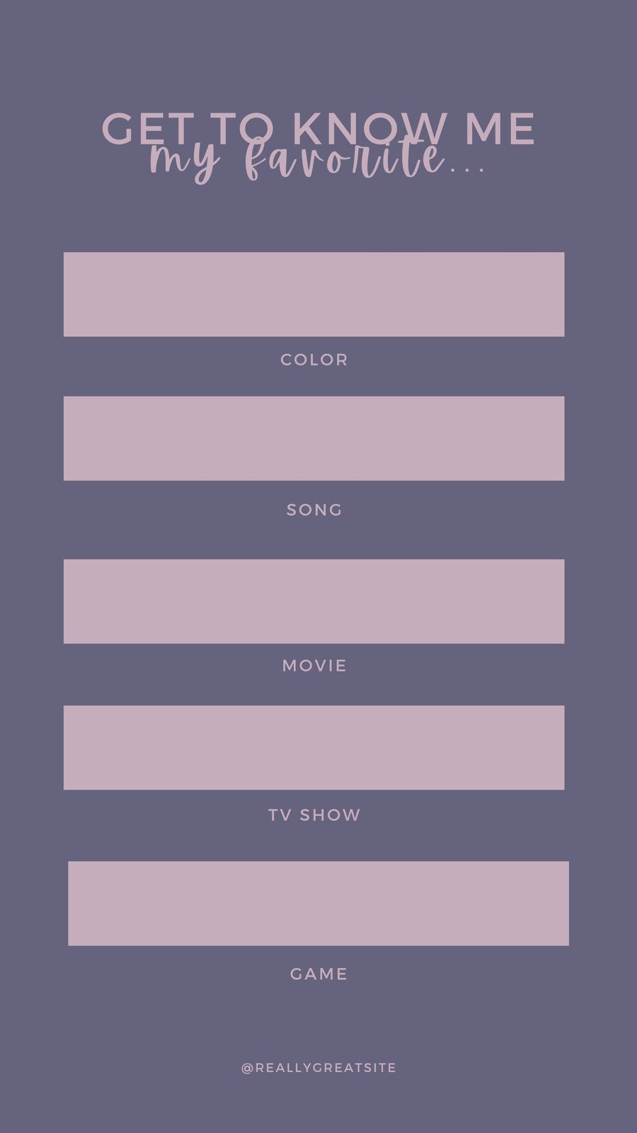 Would You Rather Editable Instagram Story Template With Purple
