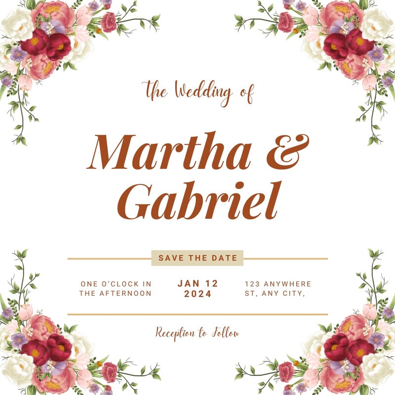 flower border designs for wedding cards