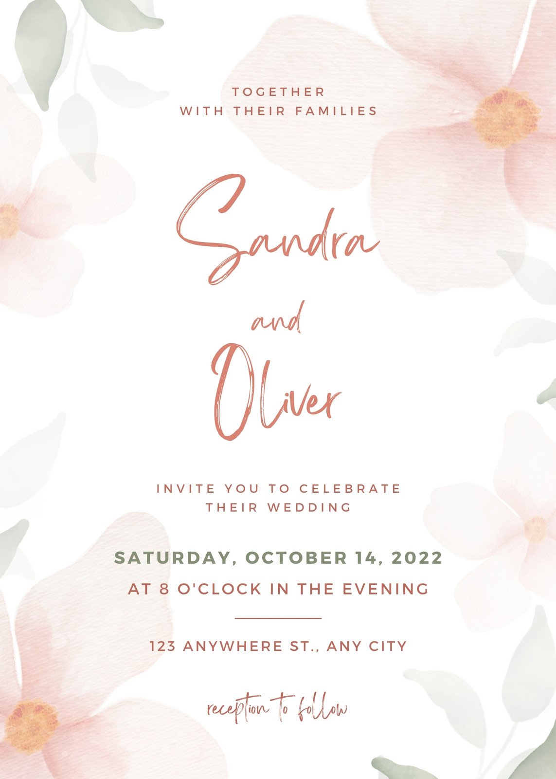 Eucalyptus Save The Date Template Instant Download Canva Template Save The Date Template