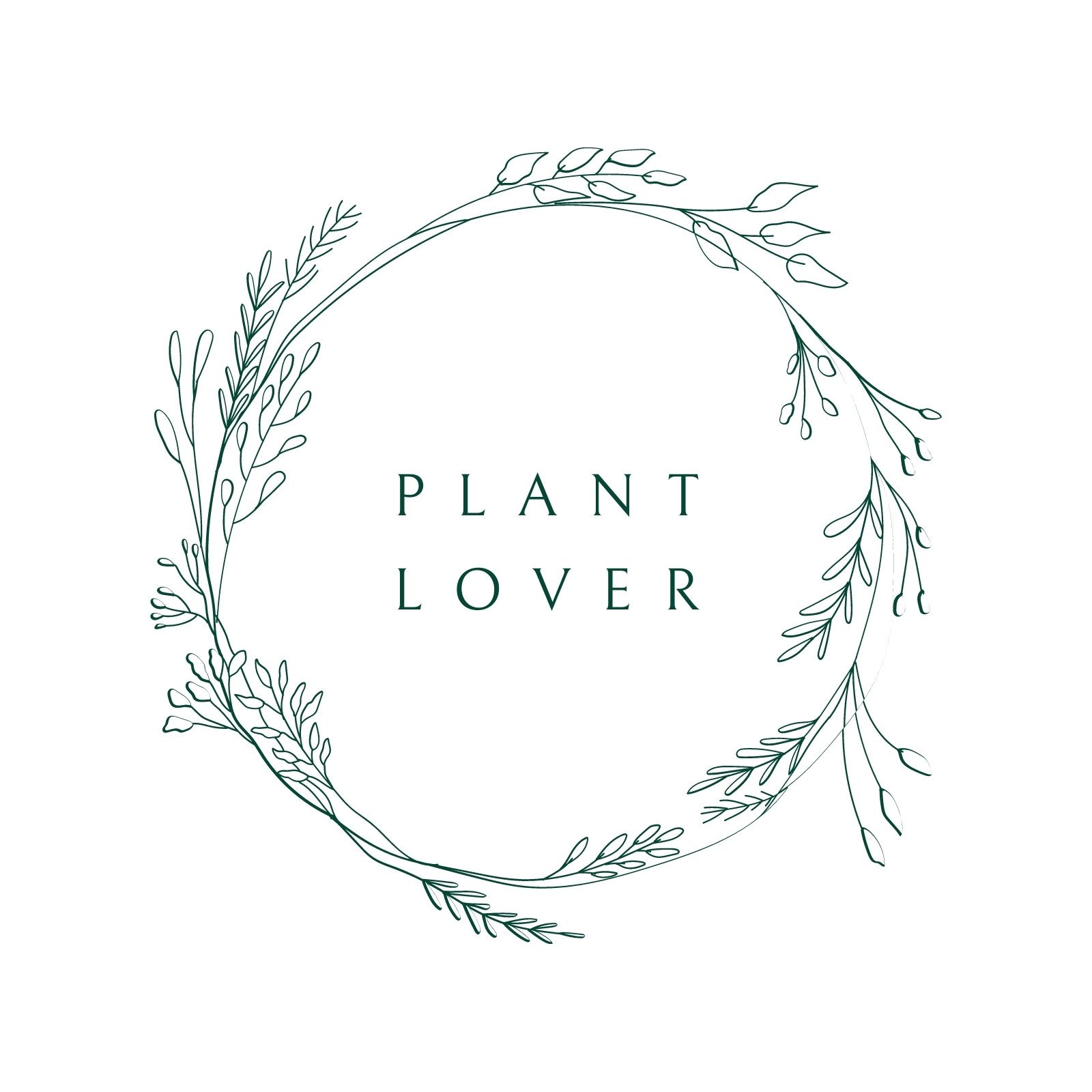Free printable plant logo templates Canva