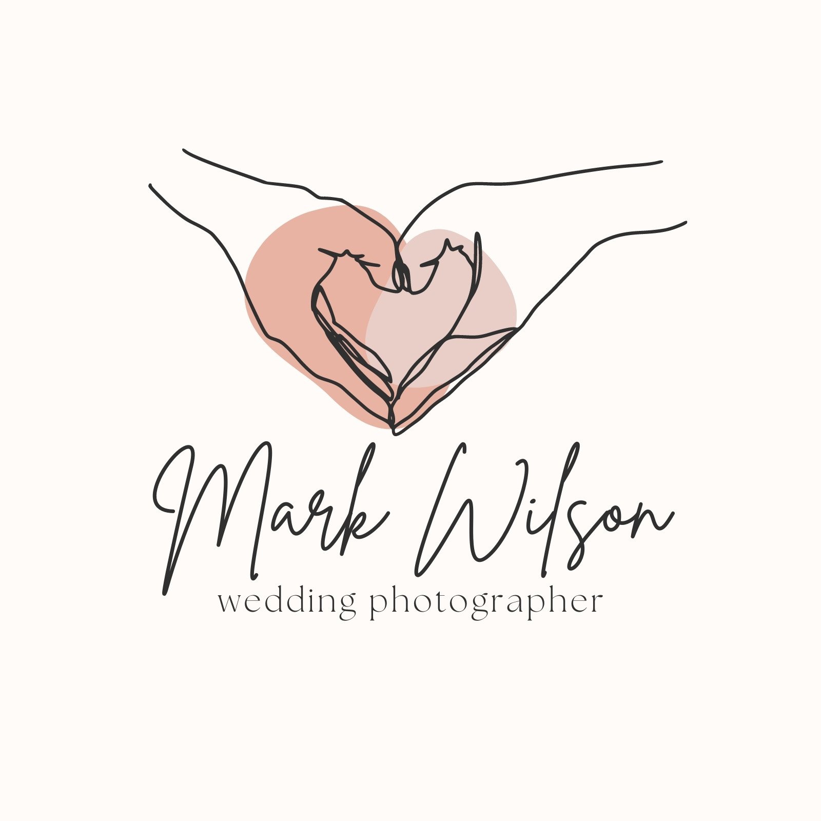 Happy wedding logo design template premium (1081584)