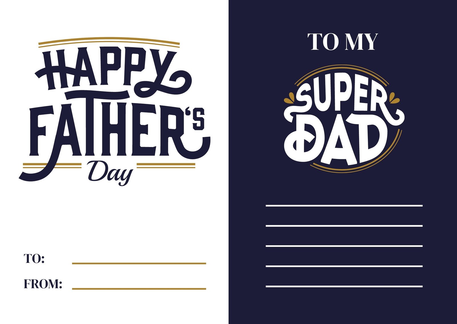 Fathers Day Football Card For A Stepdad Blue and White Team Shirt Colours 
