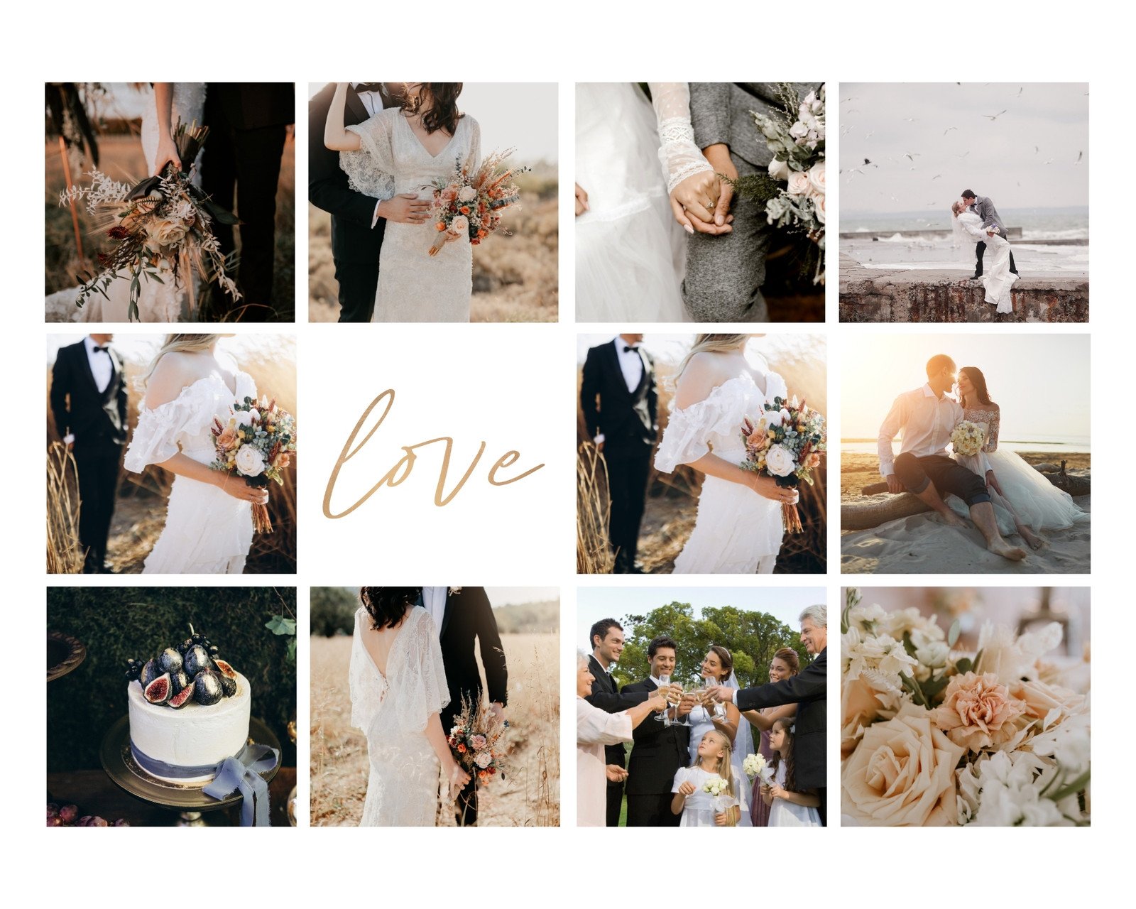 Mẫu ảnh tổng hợp đám cưới - Chia sẻ những khoảnh khắc đáng nhớ của đám cưới của bạn với mẫu ảnh tổng hợp đầy màu sắc và chuyên nghiệp. Tạo ra một tác phẩm nghệ thuật đầy yêu thương để giữ lấy những kỷ niệm đáng nhớ. 