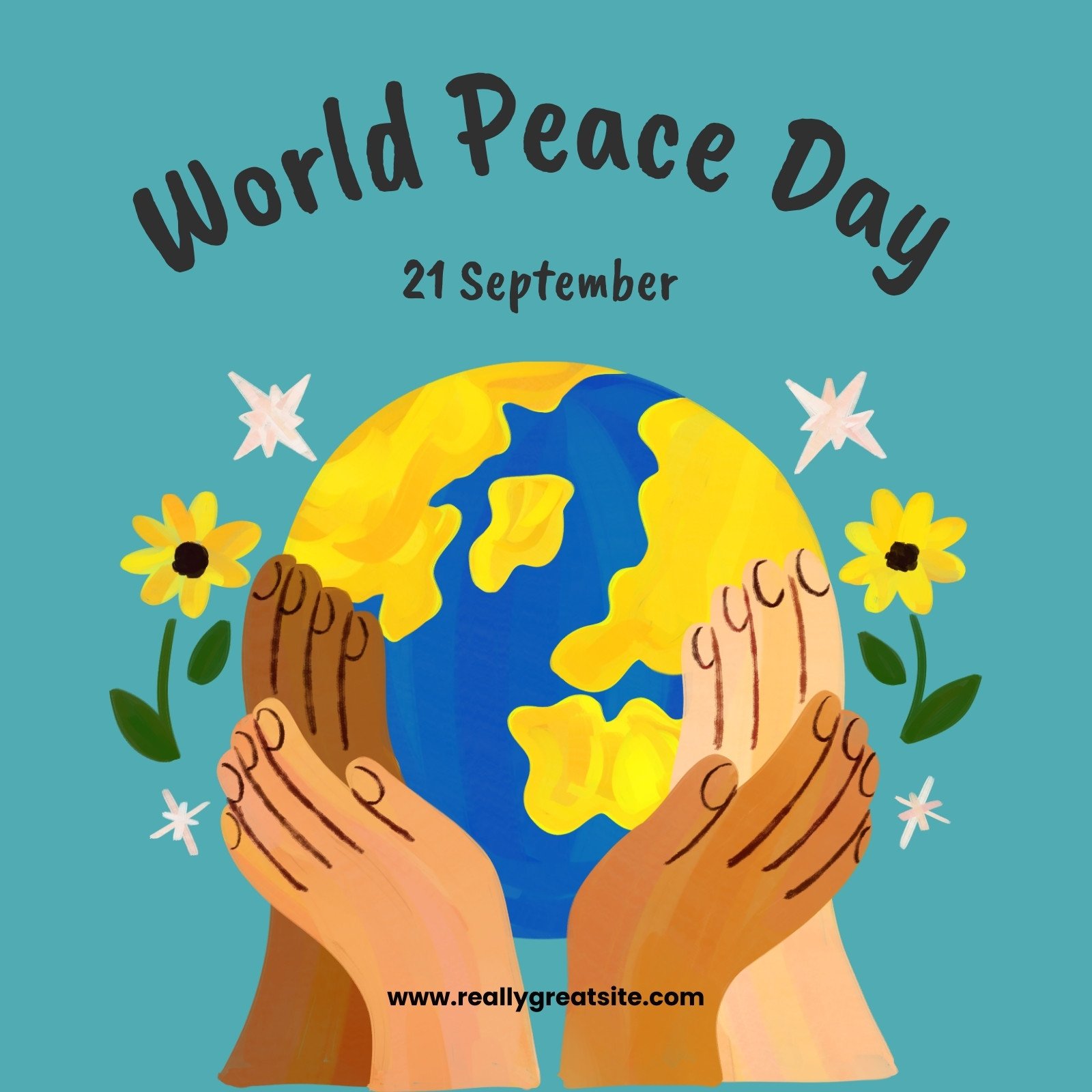 Peace Day - World Peace Poster - Peace Drawing - International Peace Day  2020 - Easy Pencil Sketch - YouTube