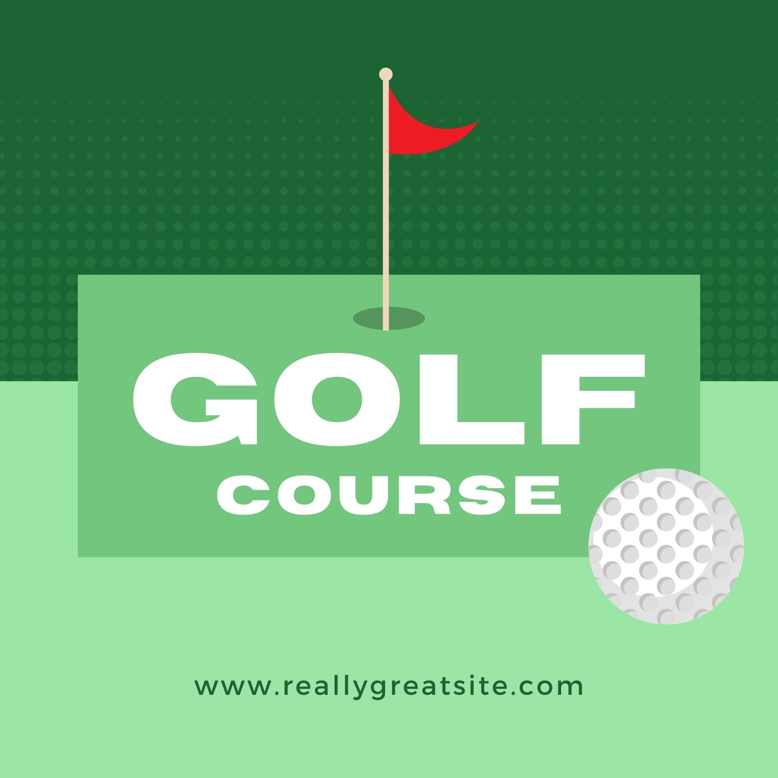 Free and customizable golf templates