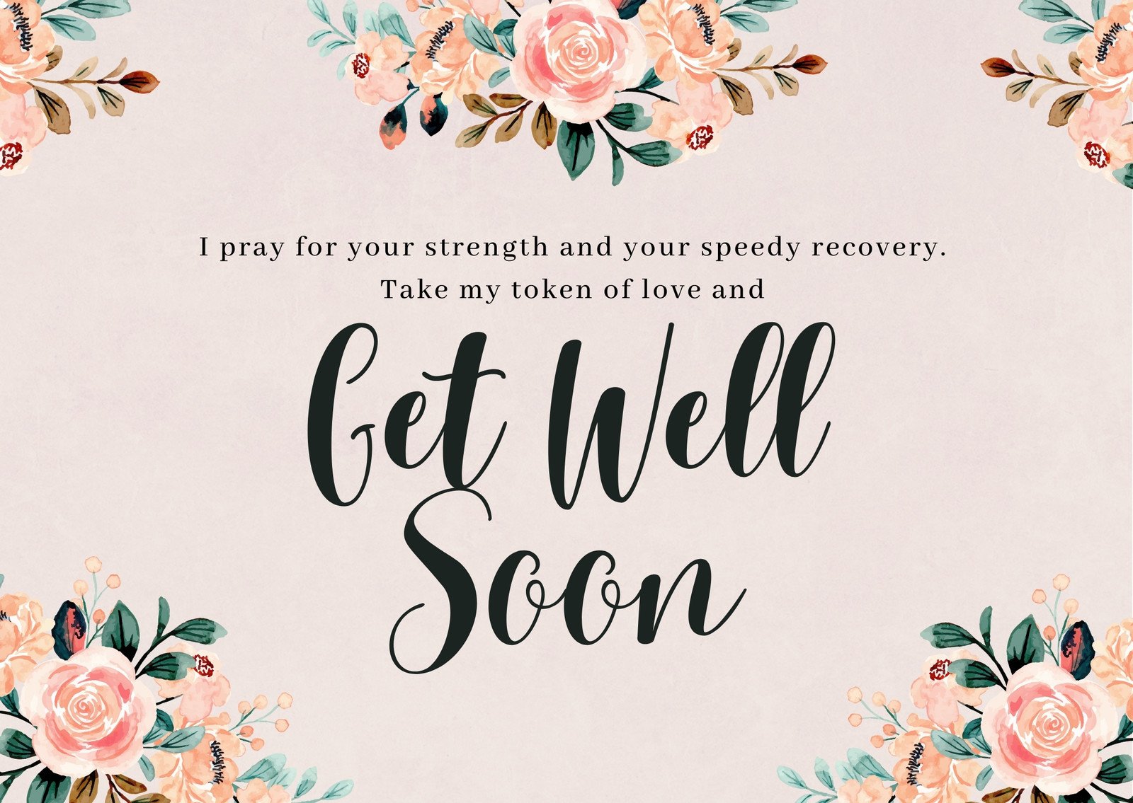 Free Printable Greeting Cards Get Well Soon Printable Templates