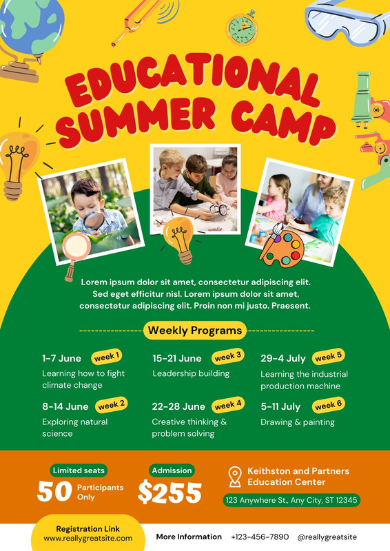 Customize 103+ Summer Camp Flyers Templates Online - Canva