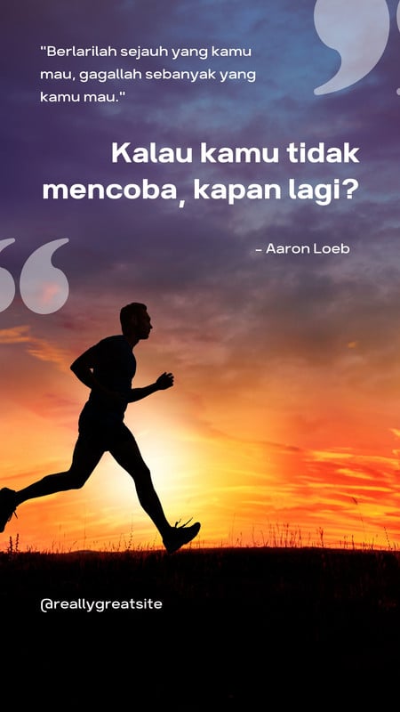 Halaman Gratis Desain Contoh Motivasi Canva