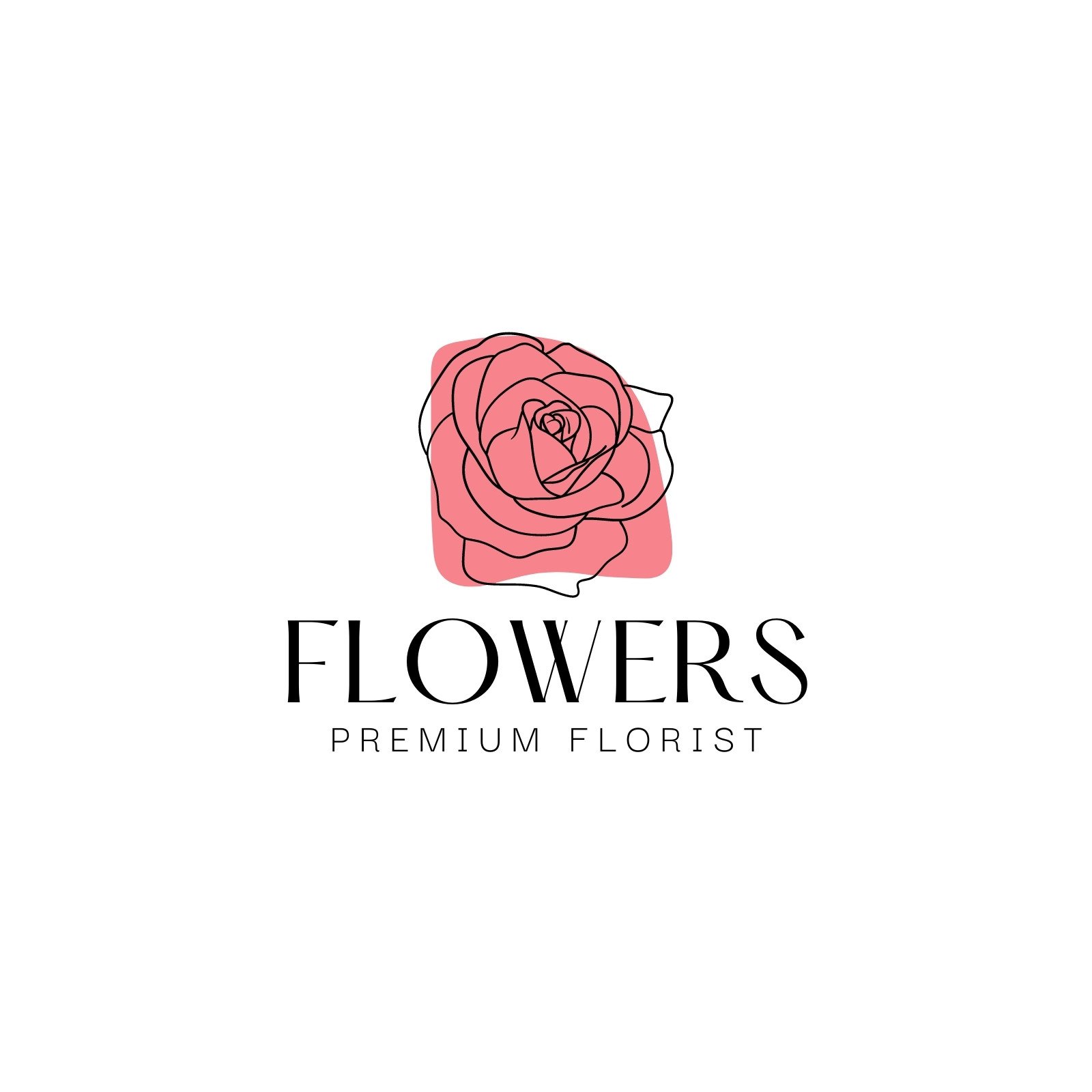 Nature Flower Shop Logo Design Vector Download